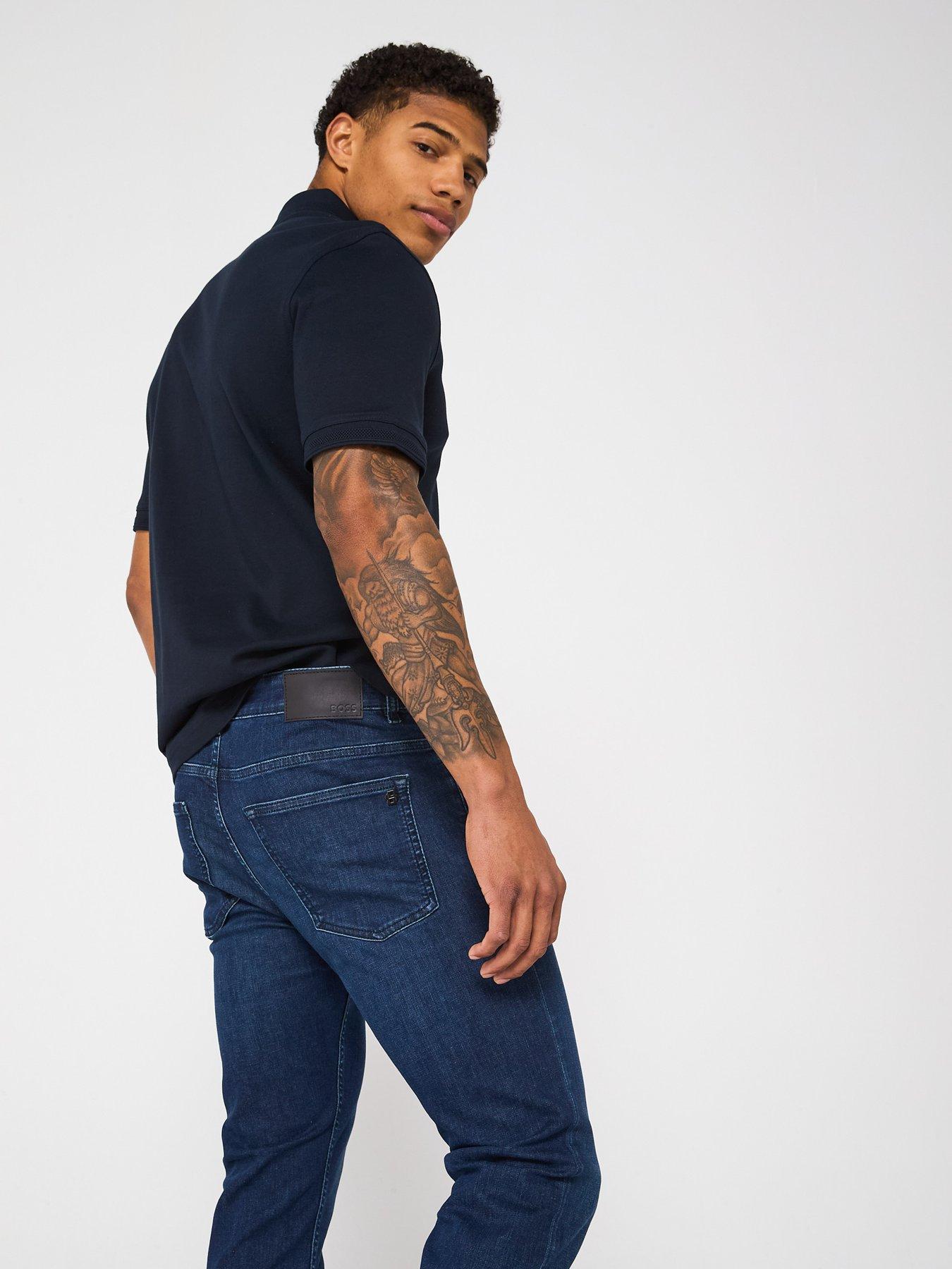  image of boss-delaware-bo-slim-fit-jeans-navy