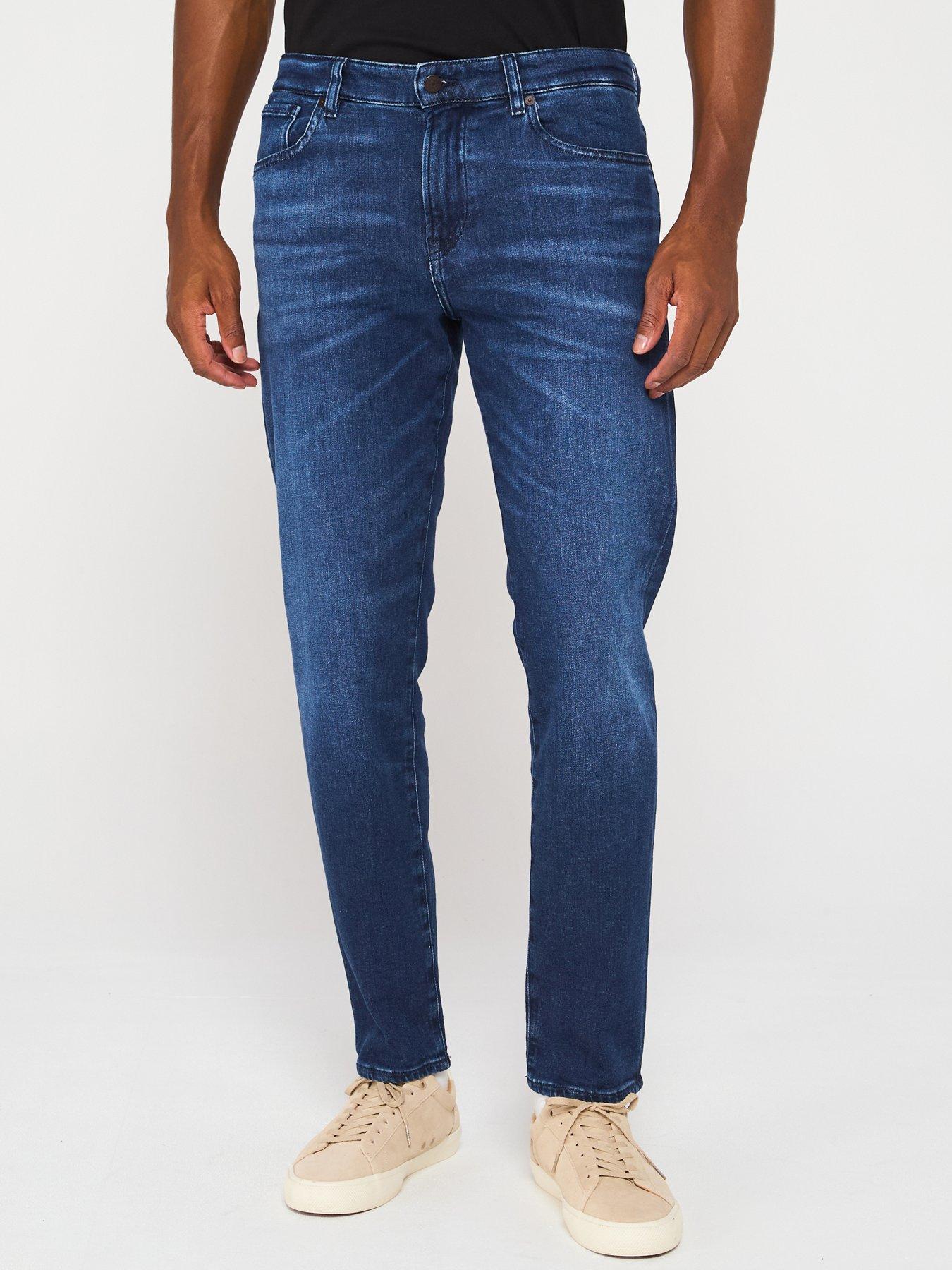 BOSS ReMaine Bo Slim Fit Jeans - Navy