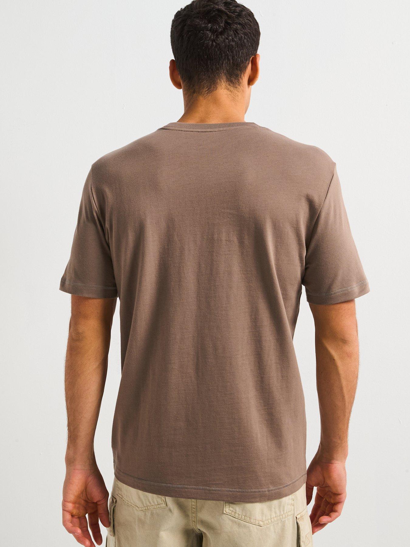 stillFront image of boss-boss-te_logospace-t-shirt-beige