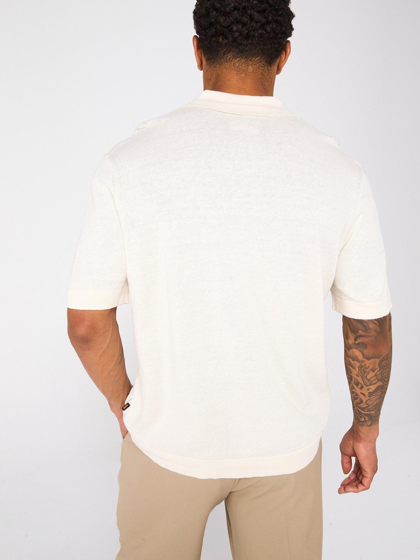 stillFront image of boss-kamicino-knitted-top-natural