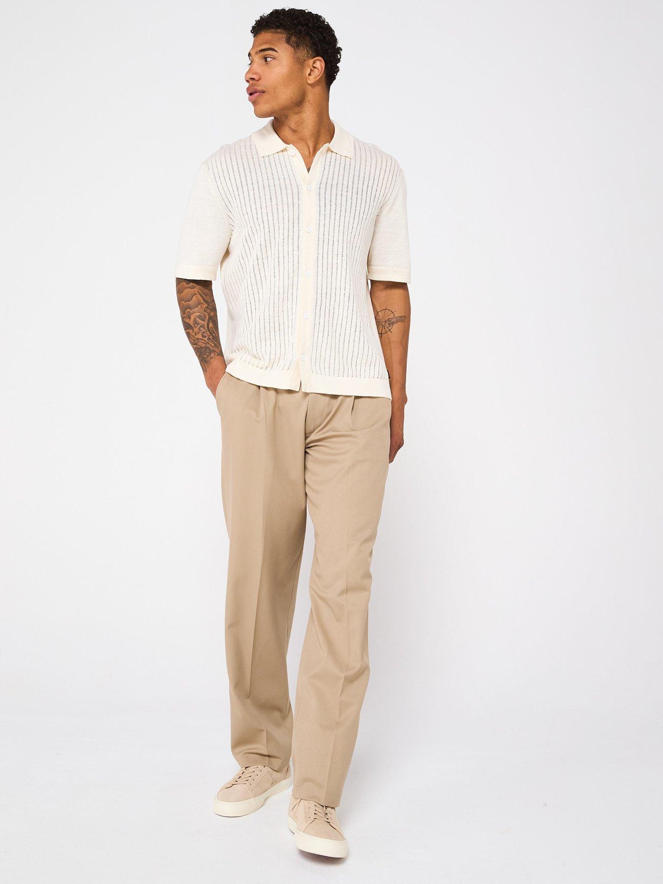  image of boss-kamicino-knitted-top-natural