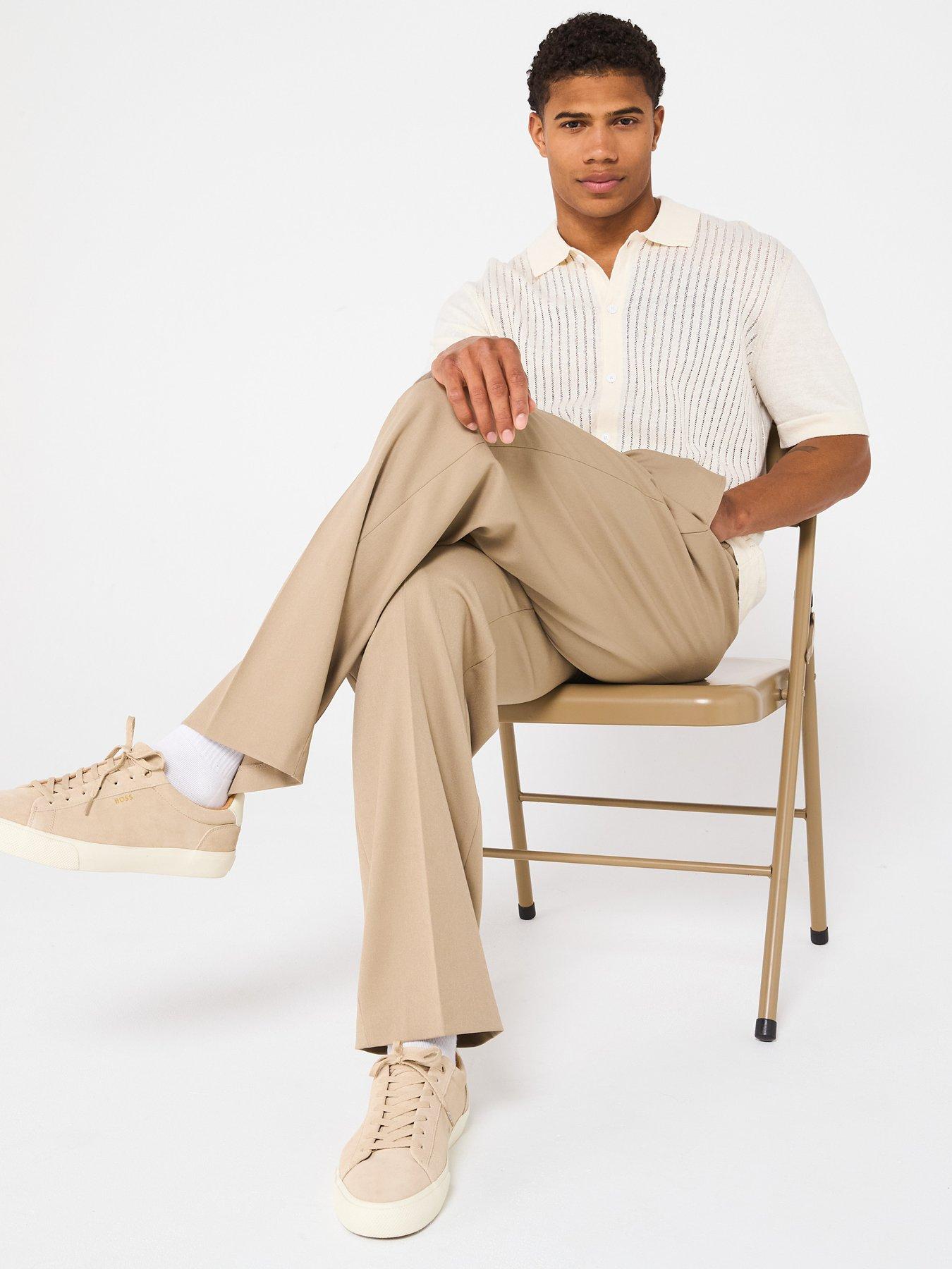  image of boss-kamicino-knitted-top-natural