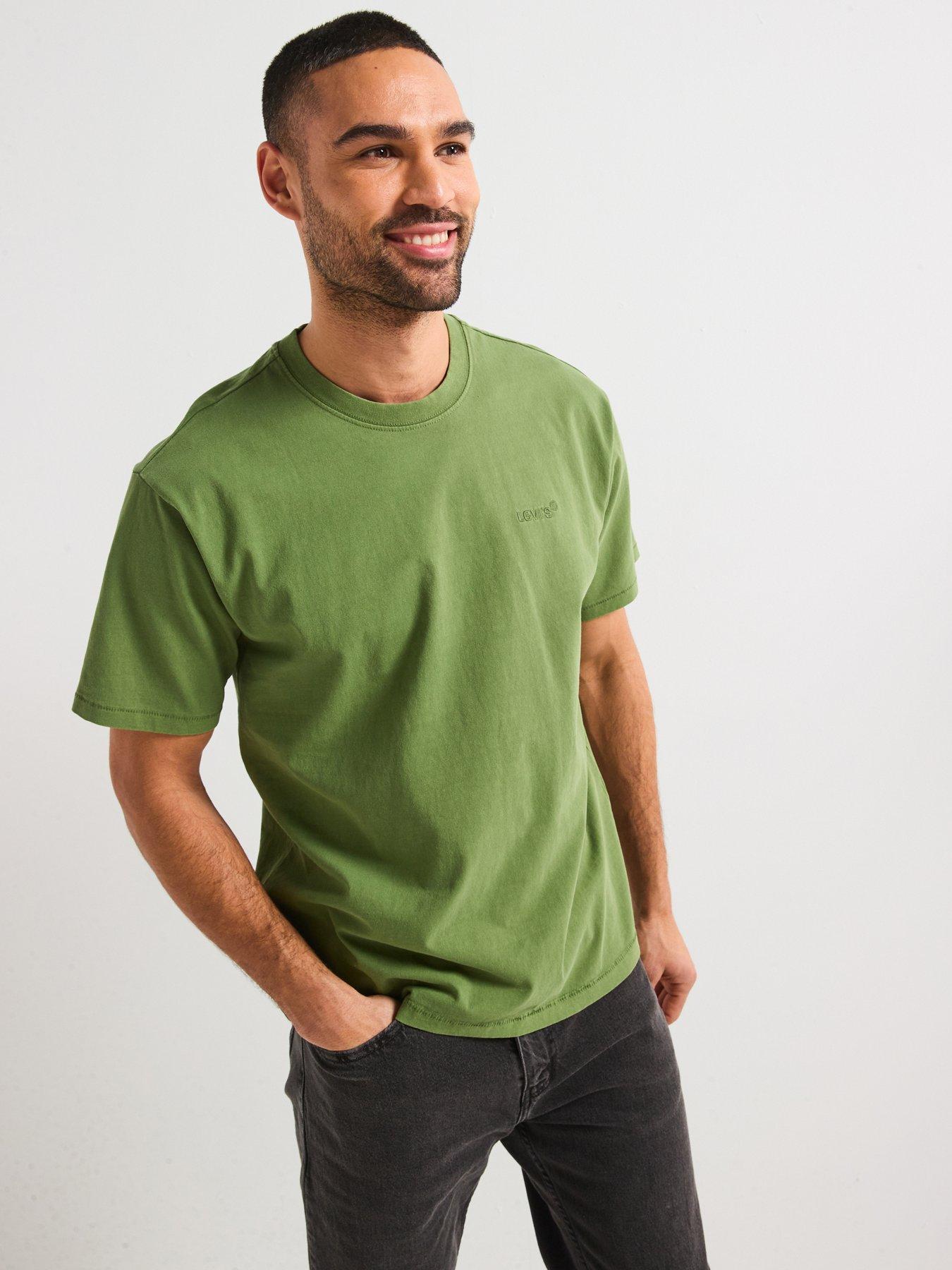 levis-tonal-logo-red-tab-vintage-t-shirt--green