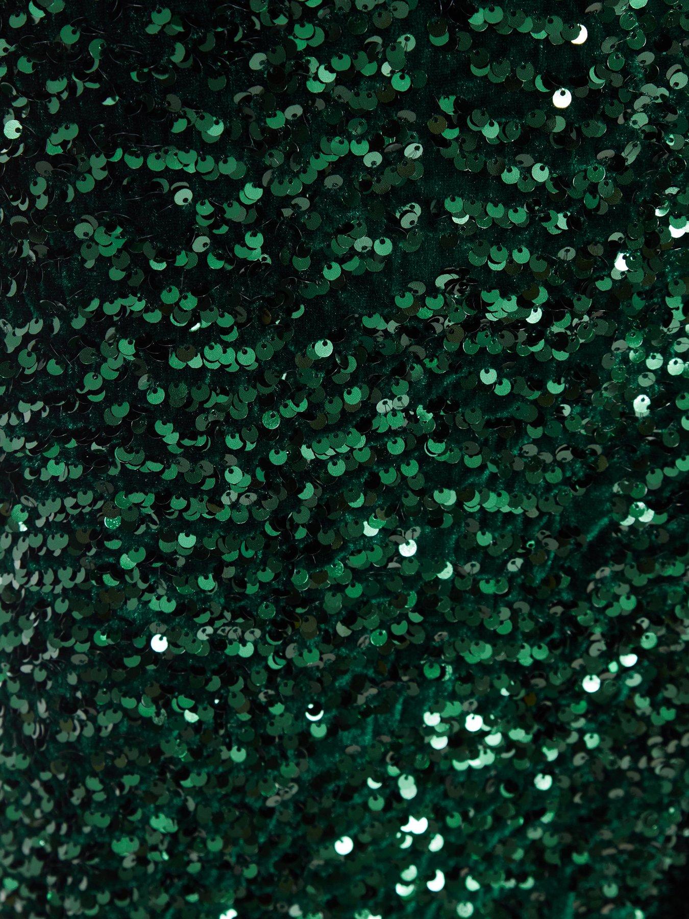 green sequin dress quiz Primavera Couture Short Dress 4034