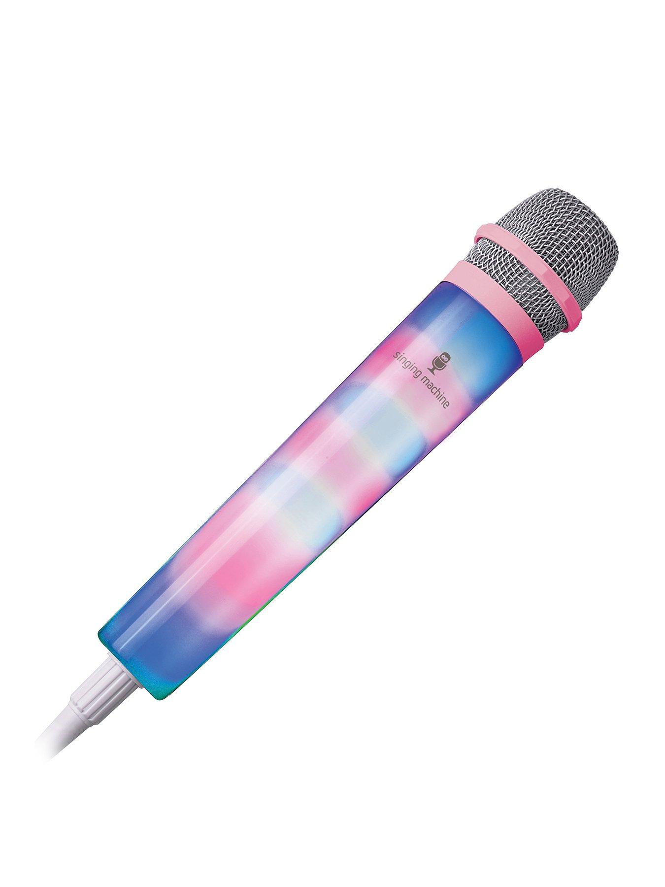 undefined Singing Machine Light Up Karaoke Microphone with 3M Cable