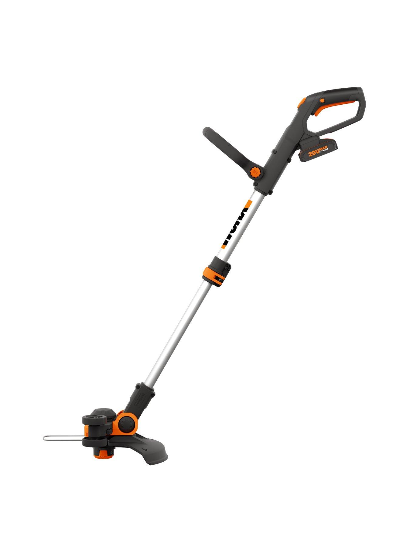  image of worx-20v-30cm-cordless-grass-trimmer-with-x1-20ah-battery-amp-charger