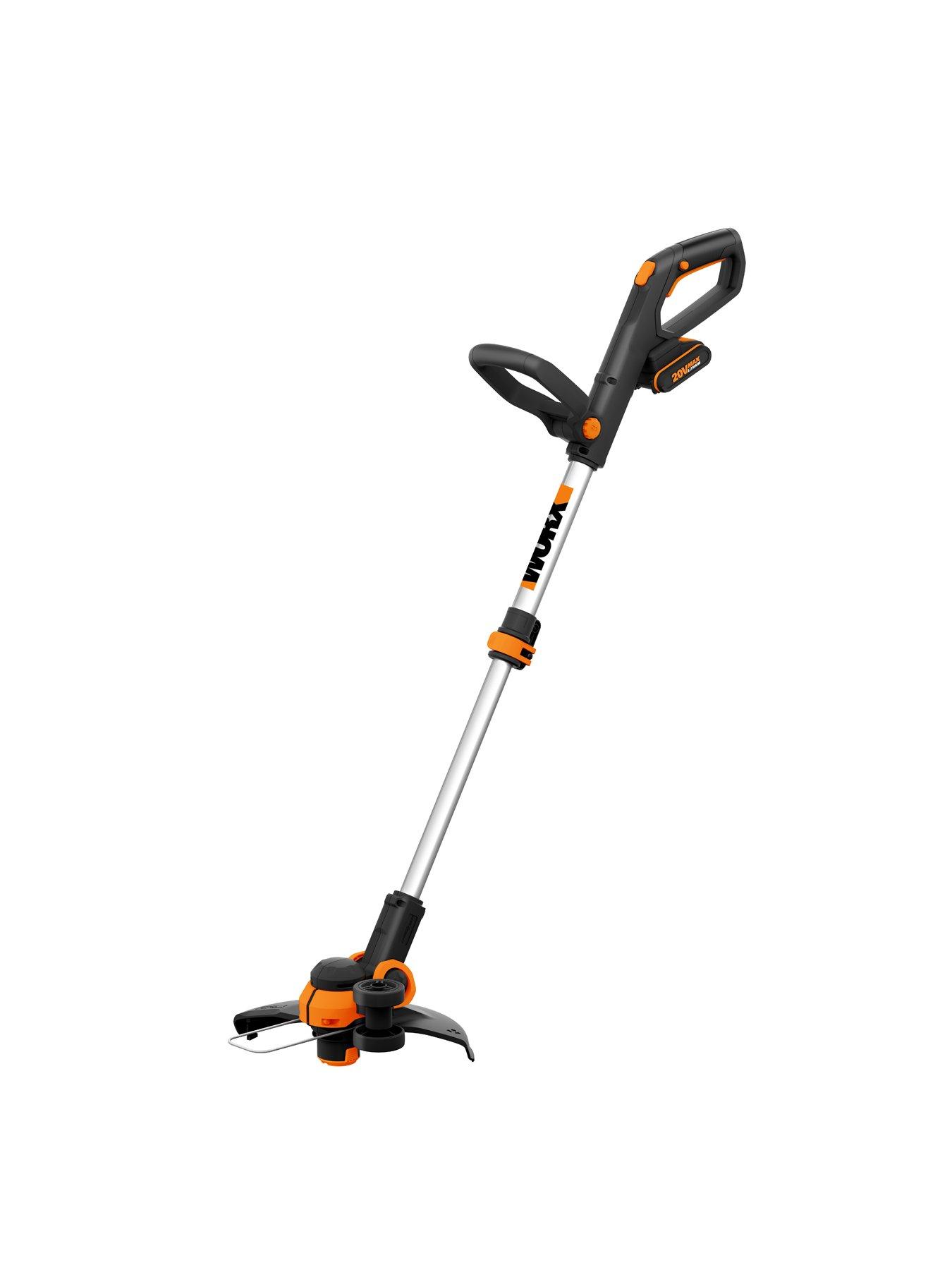  image of worx-20v-30cm-cordless-grass-trimmer-with-x1-20ah-battery-amp-charger