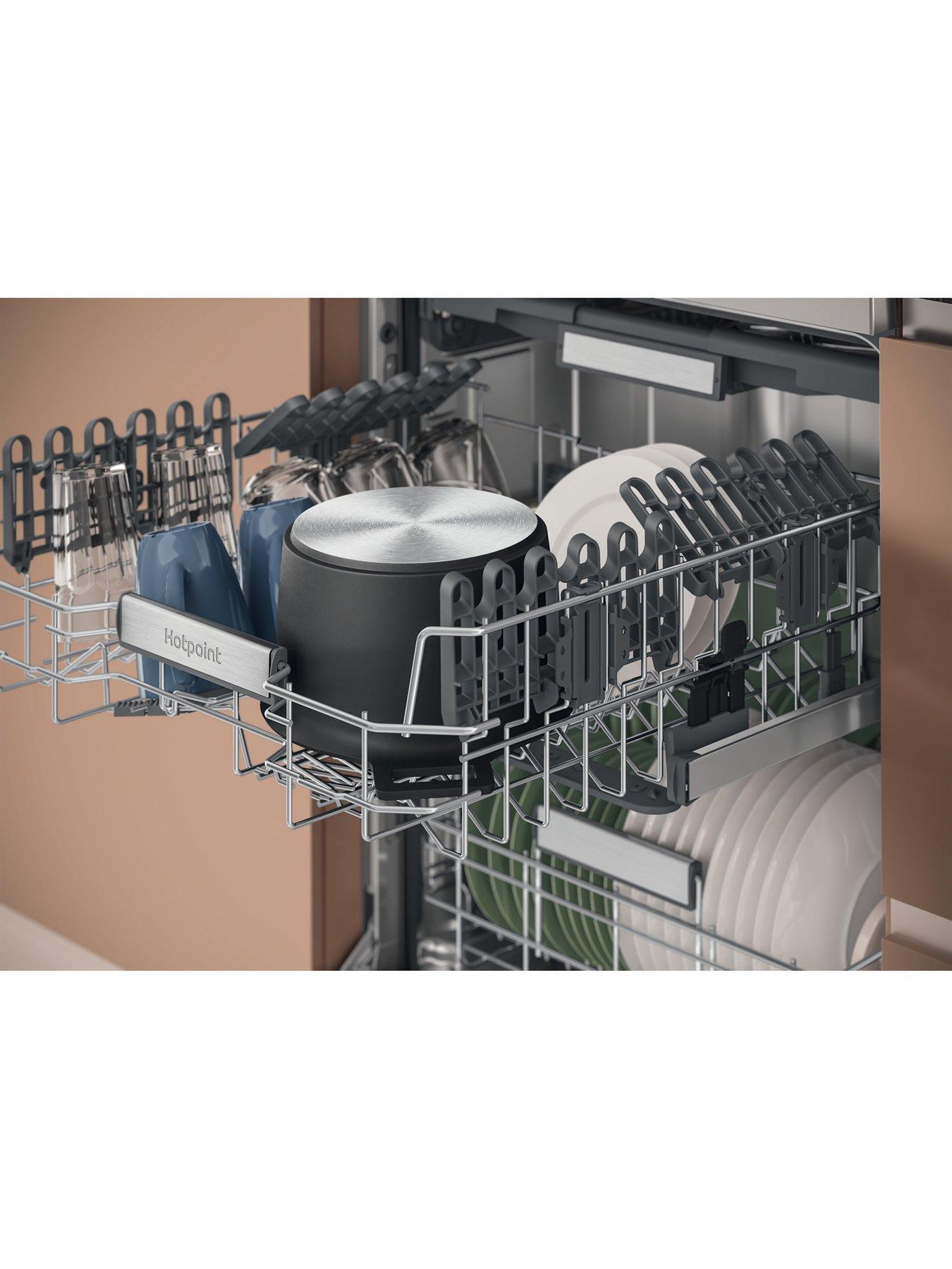 Image 5 of 7 of Hotpoint H7FHP43X -15 Place Setting 9.5L C Rated - Dish-Washers - Stainless Steel