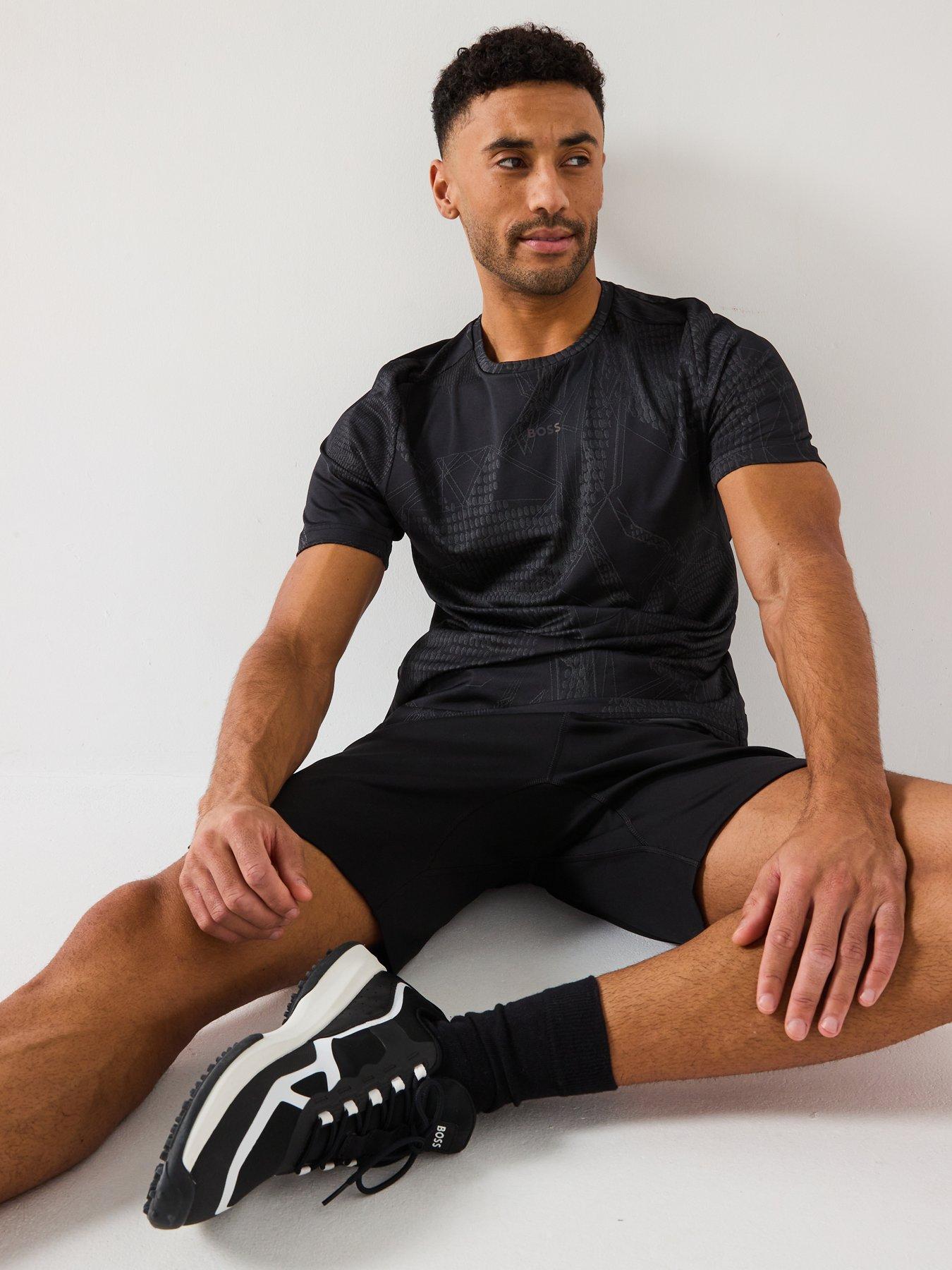  image of boss-hecon-active-jersey-shorts-black
