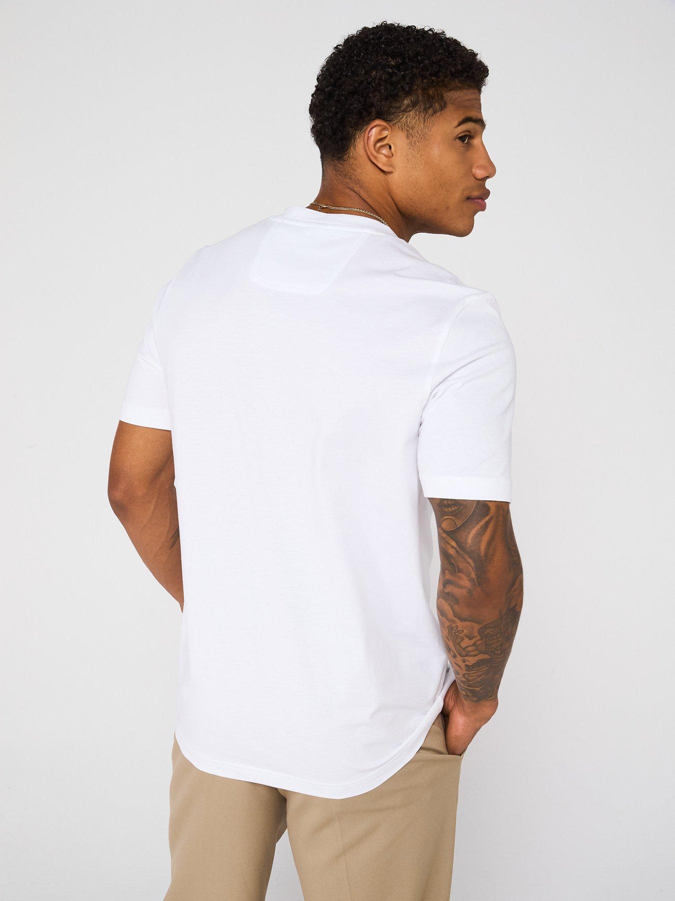  image of boss-logo-t-shirt-white