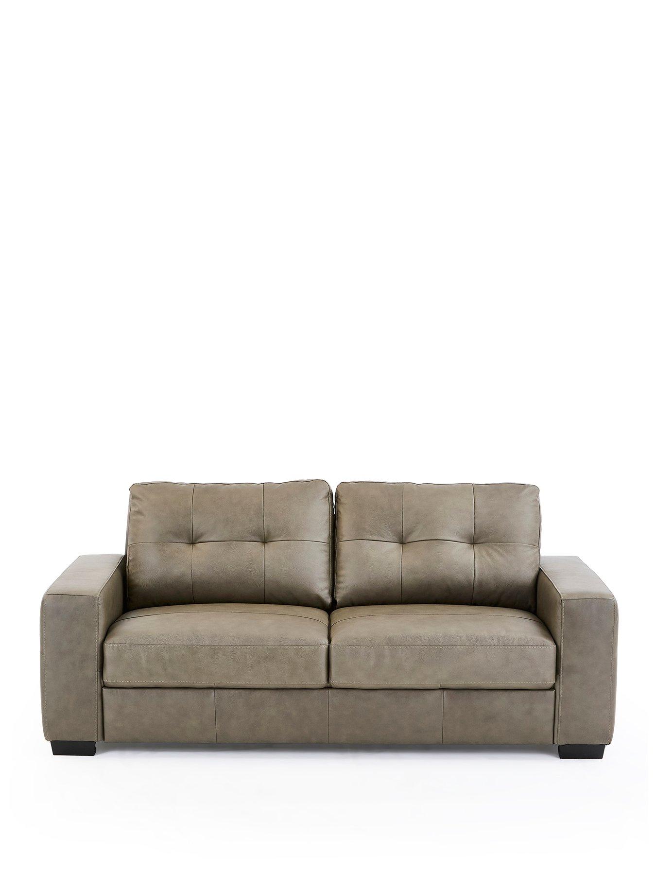 Image 2 of 7 of The Very Collection Miller Italian Leather 3 Seater Sofa - FSC&reg; Certified