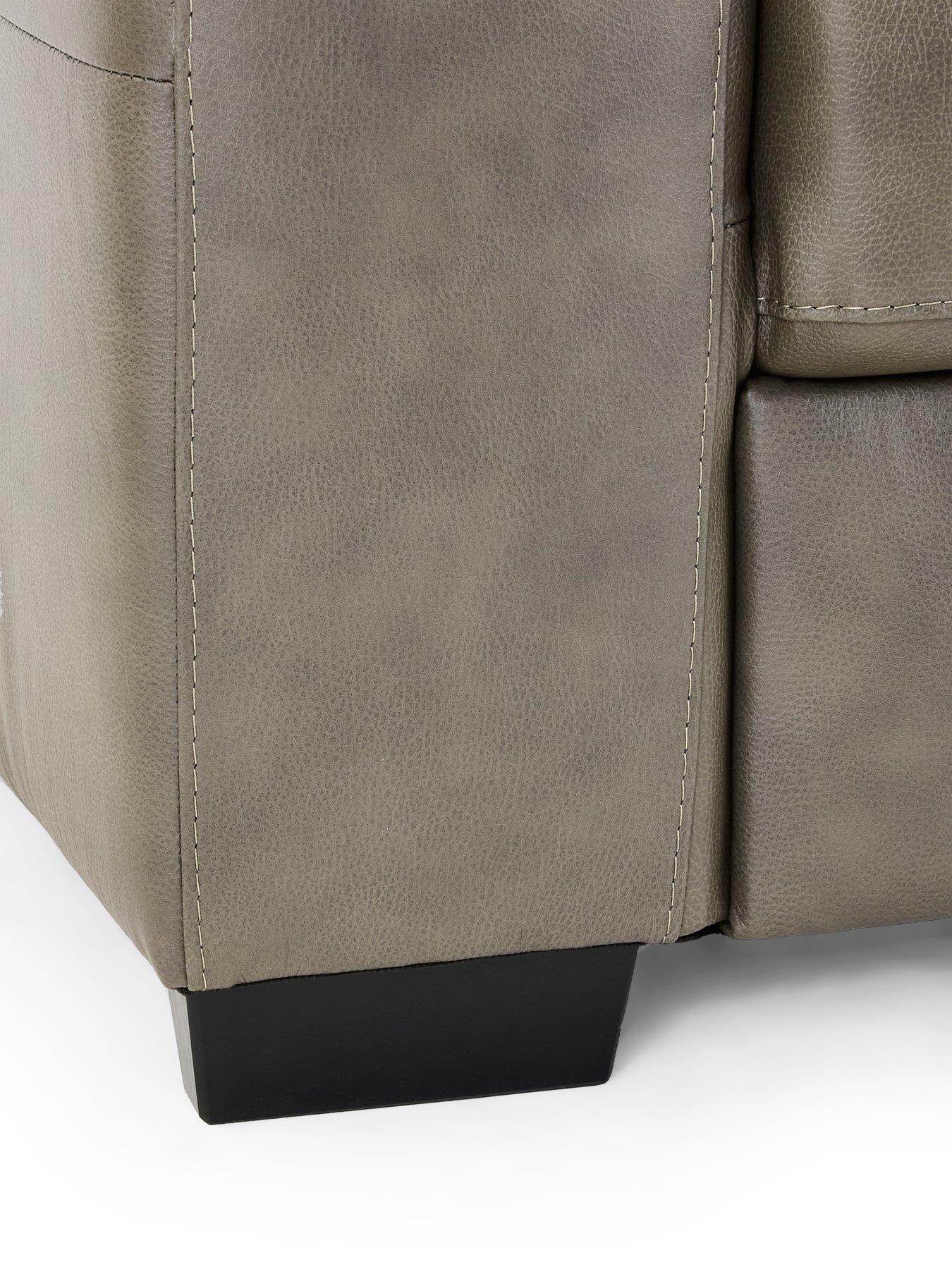 Image 5 of 7 of The Very Collection Miller Italian Leather 3 Seater Sofa - FSC&reg; Certified