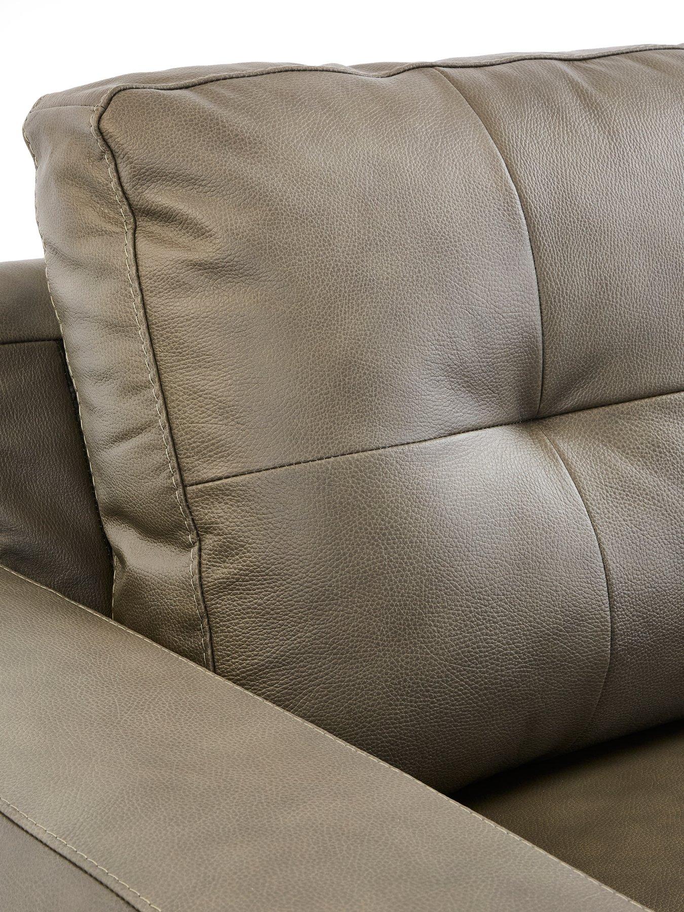Image 6 of 7 of The Very Collection Miller Italian Leather 3 Seater Sofa - FSC&reg; Certified