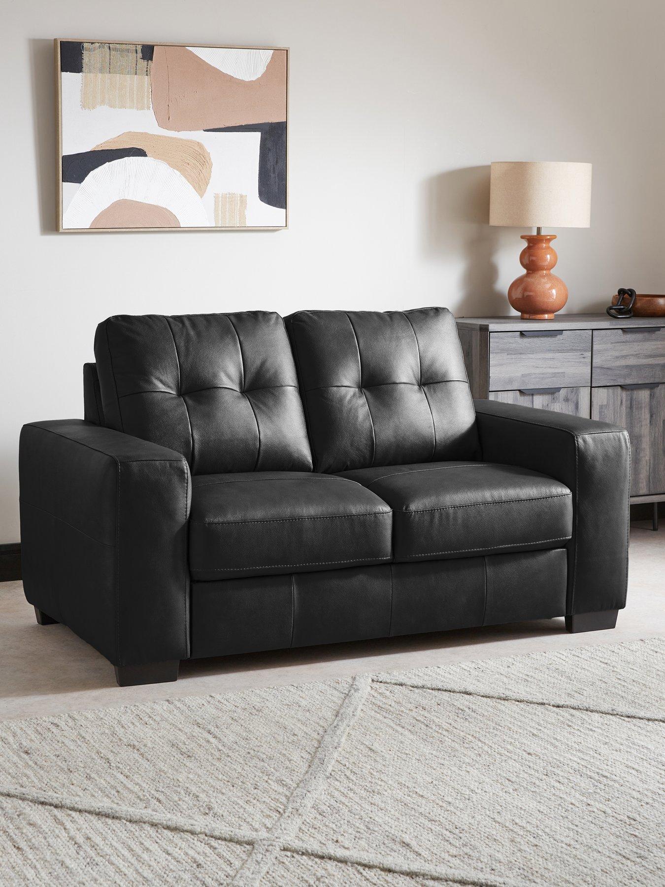 The Very Collection Miller Italian Leather 2 Seater Sofa - FSC® Certified