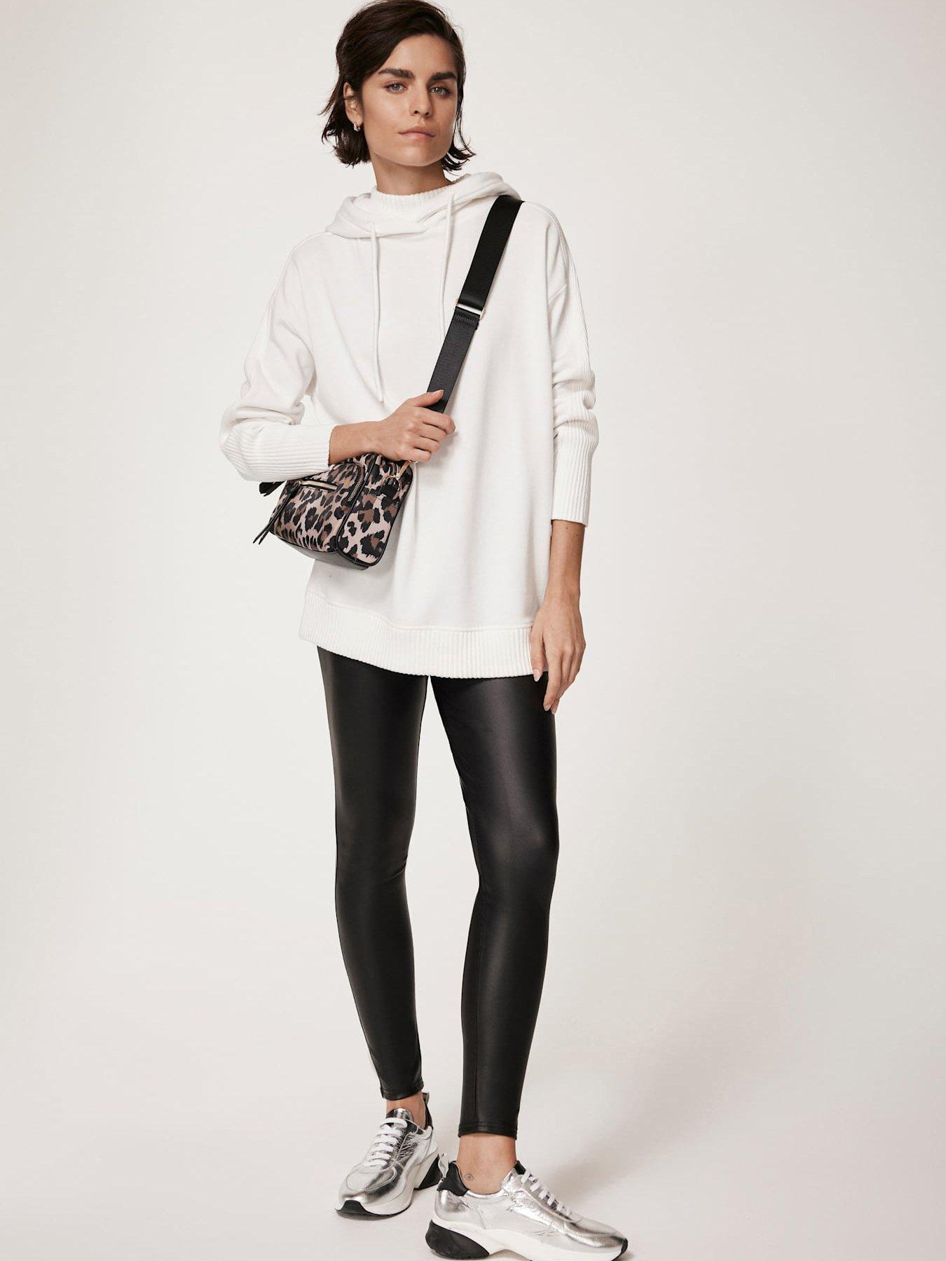  image of mint-velvet-leather-look-legging-black