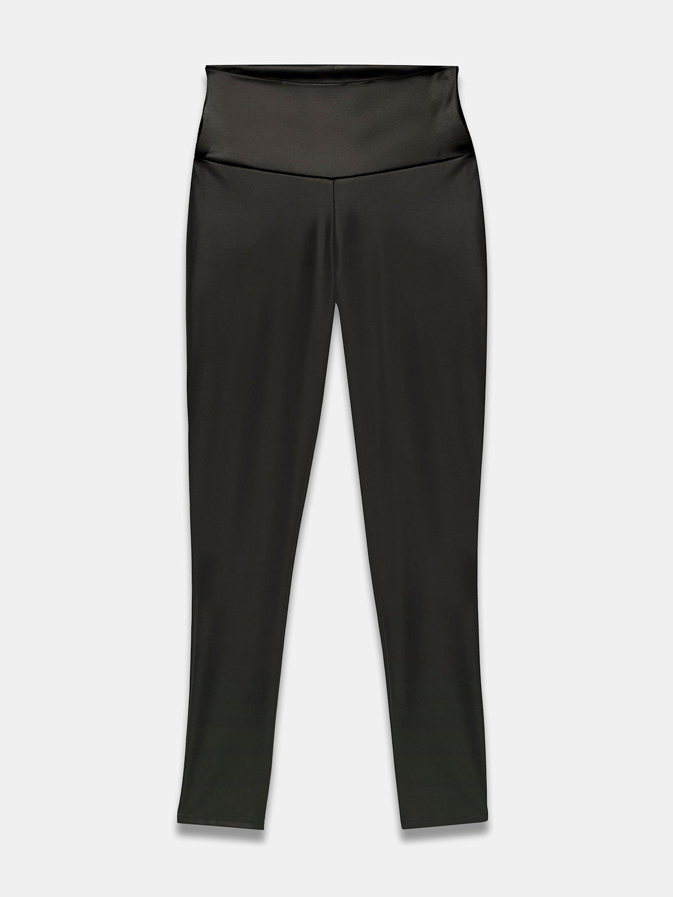  image of mint-velvet-leather-look-legging-black