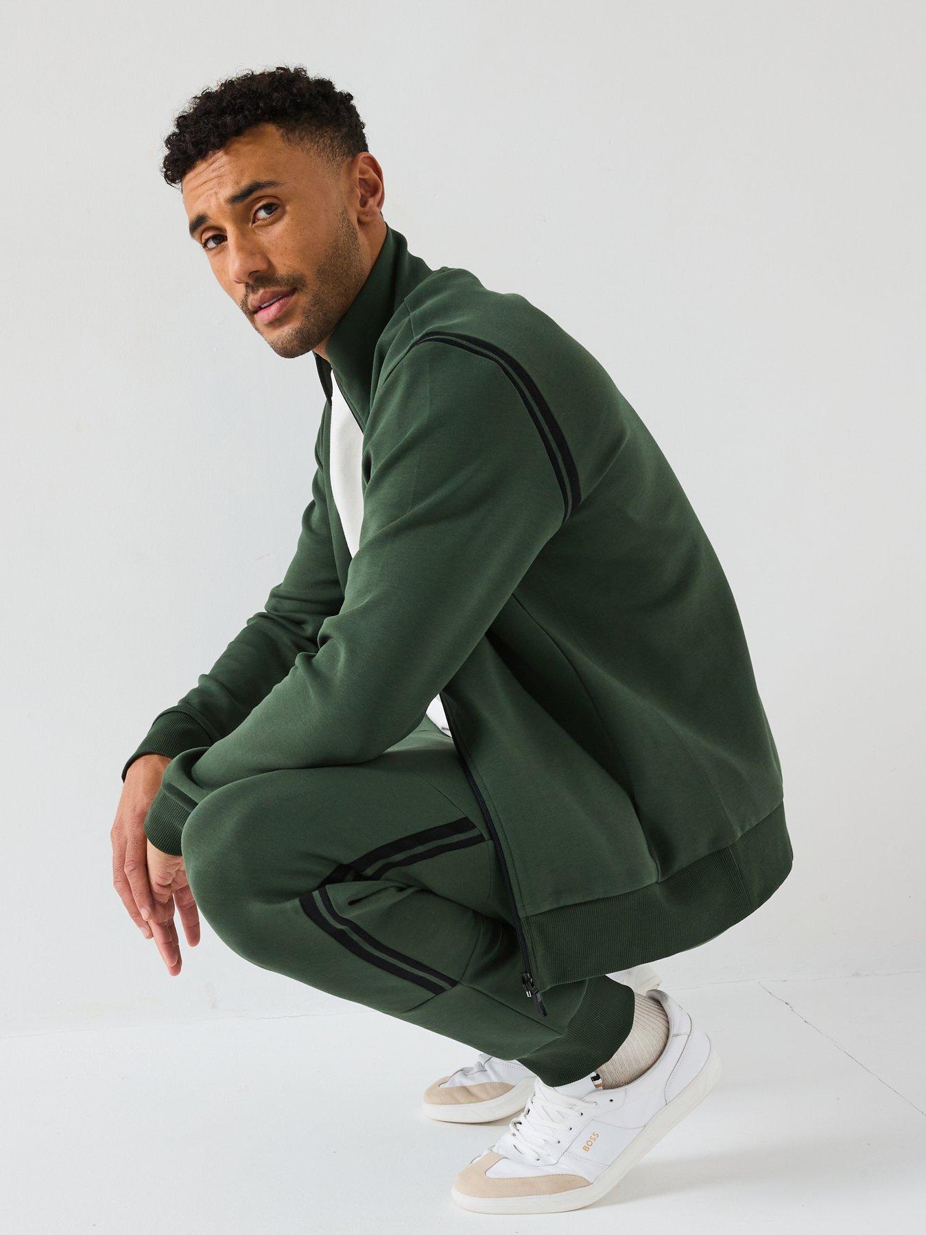 Image 6 of 6 of BOSS Tracksuit Set Sweatshirt - Green
