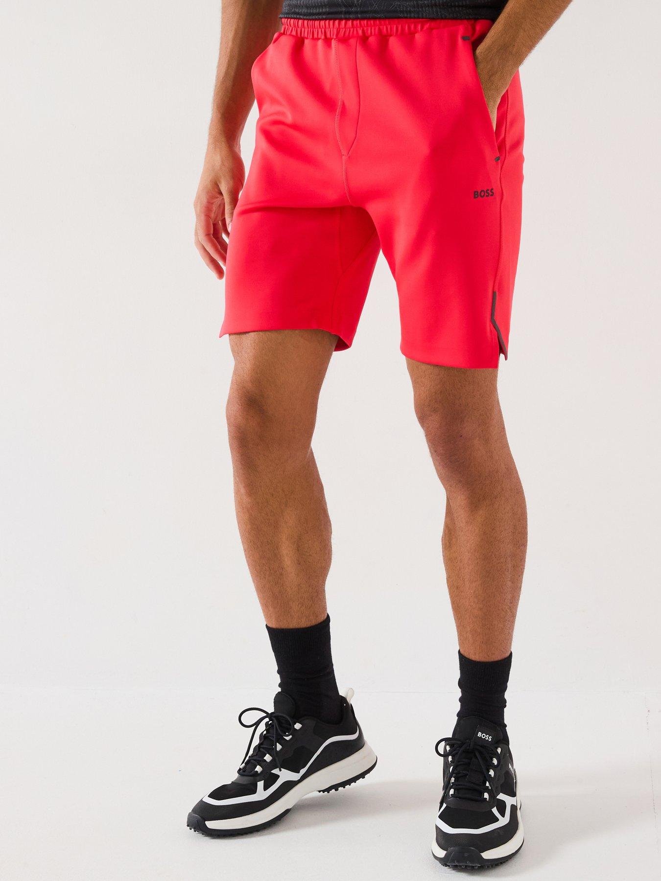 boss-hecon-active-jersey-shorts--red