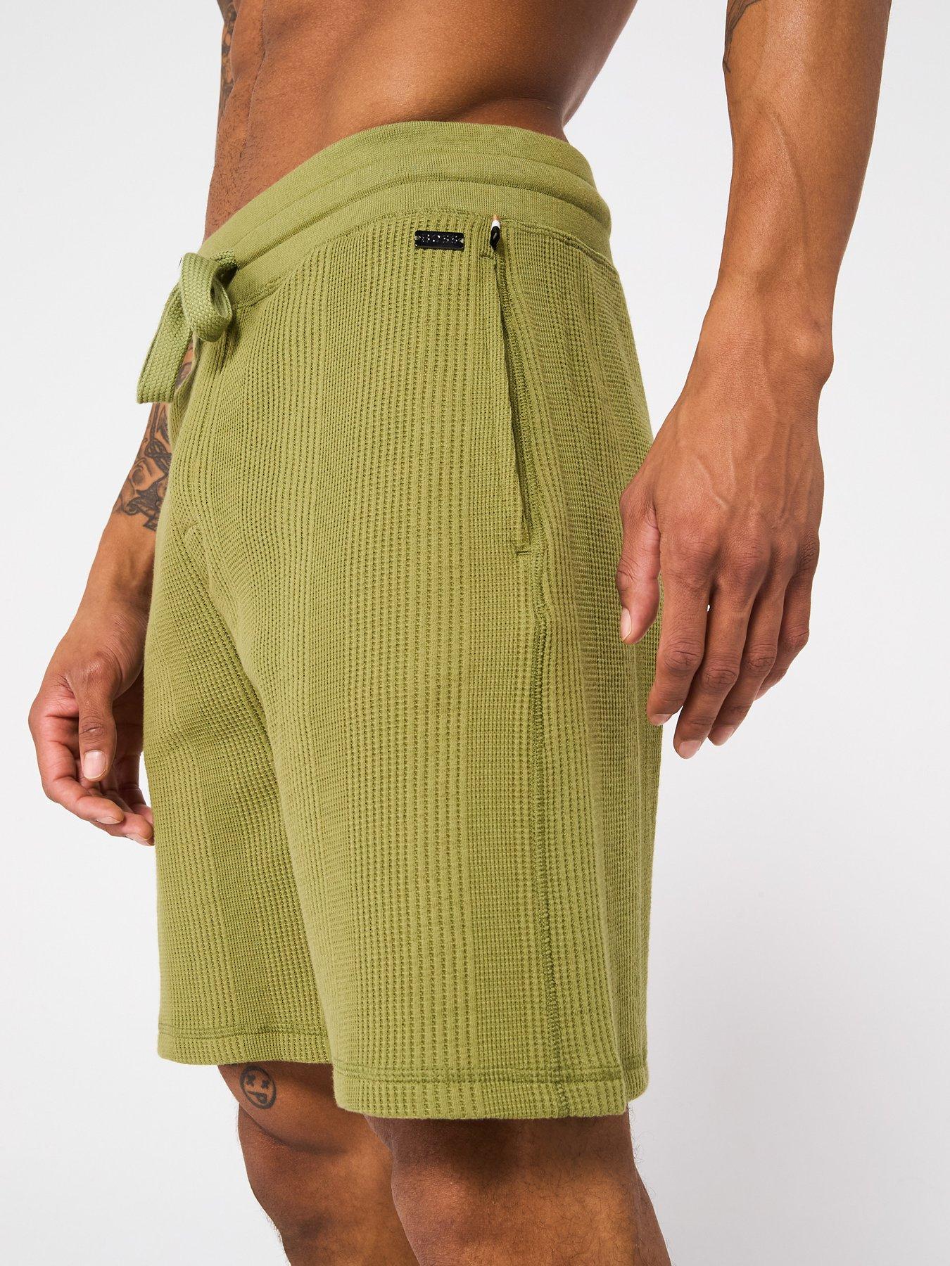  image of boss-structure-loungewear-shorts-medium-green