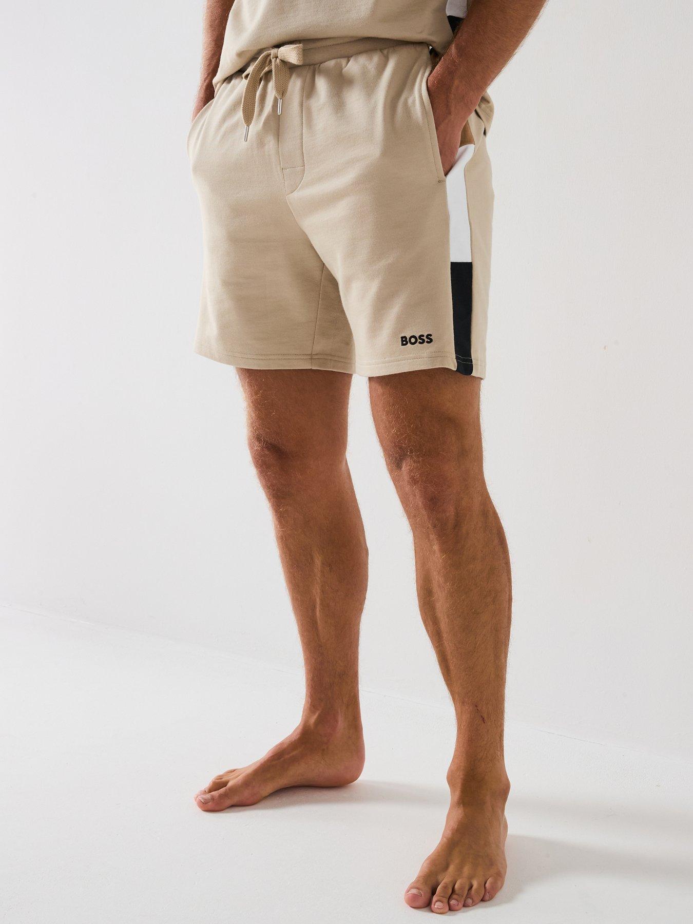 Image 1 of 5 of BOSS Iconic Loungewear Shorts - Khaki