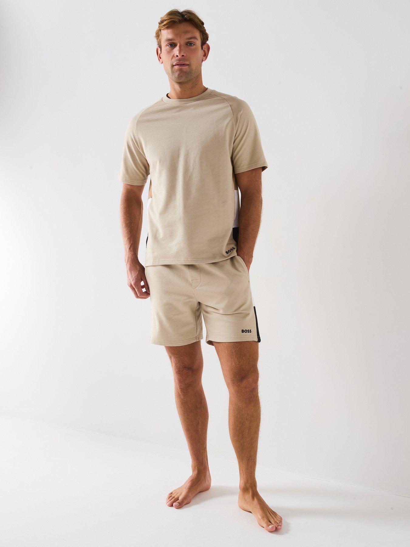 Image 3 of 5 of BOSS Iconic Loungewear Shorts - Khaki