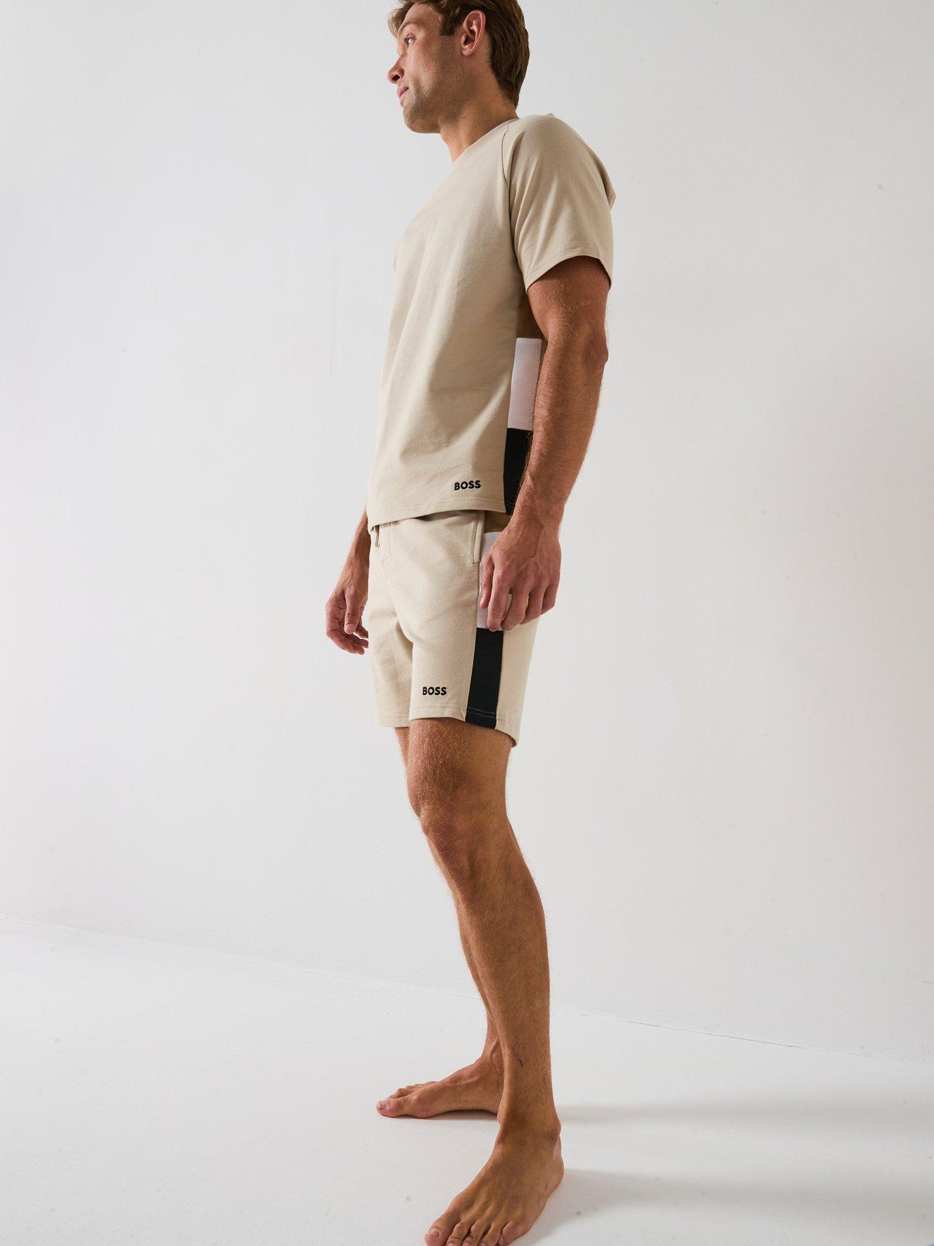 Image 5 of 5 of BOSS Iconic Loungewear Shorts - Khaki
