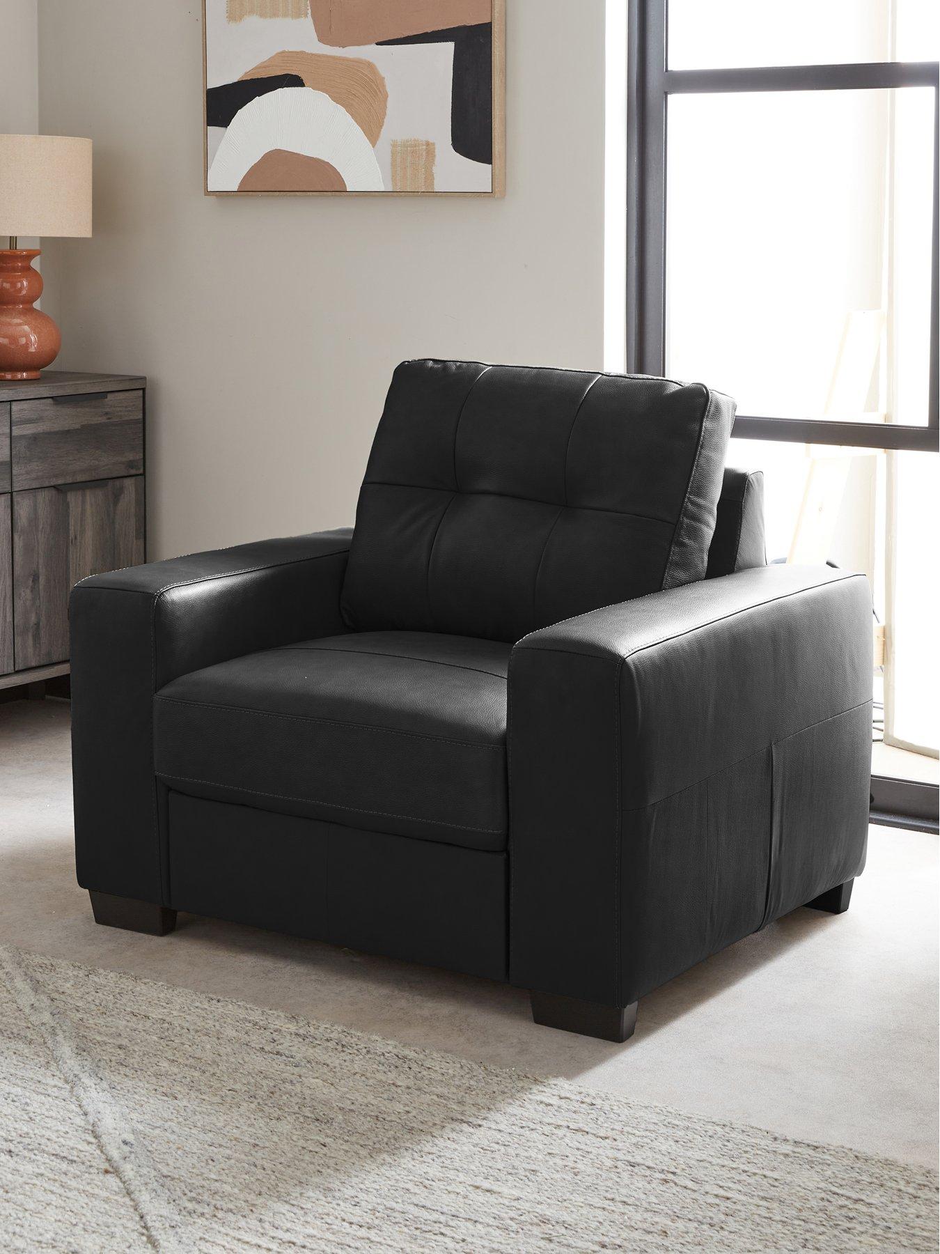 The Very Collection Miller Italian Leather Armchair - FSC® Certified