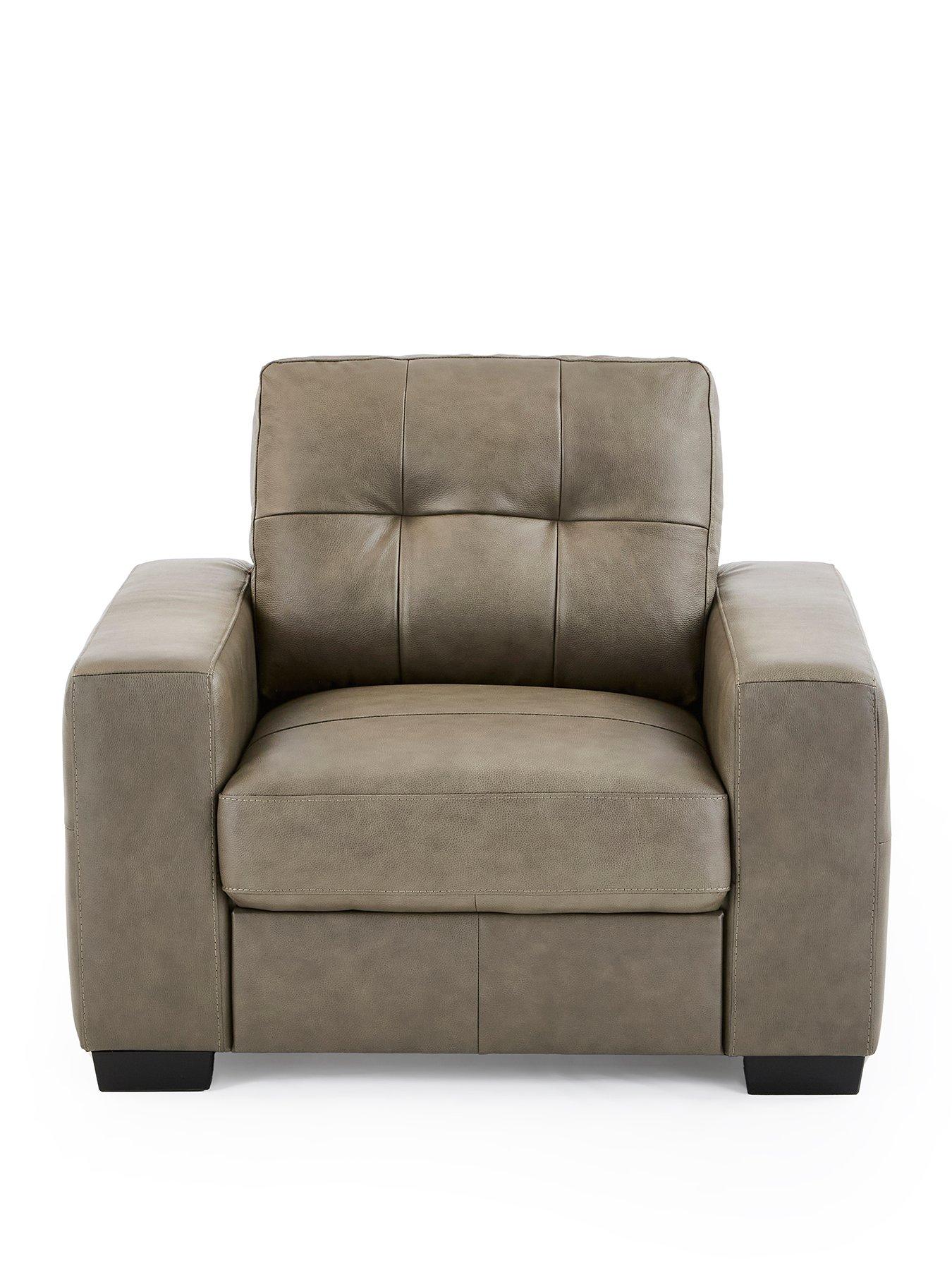 Image 2 of 7 of The Very Collection Miller Italian Leather Armchair - FSC&reg; Certified