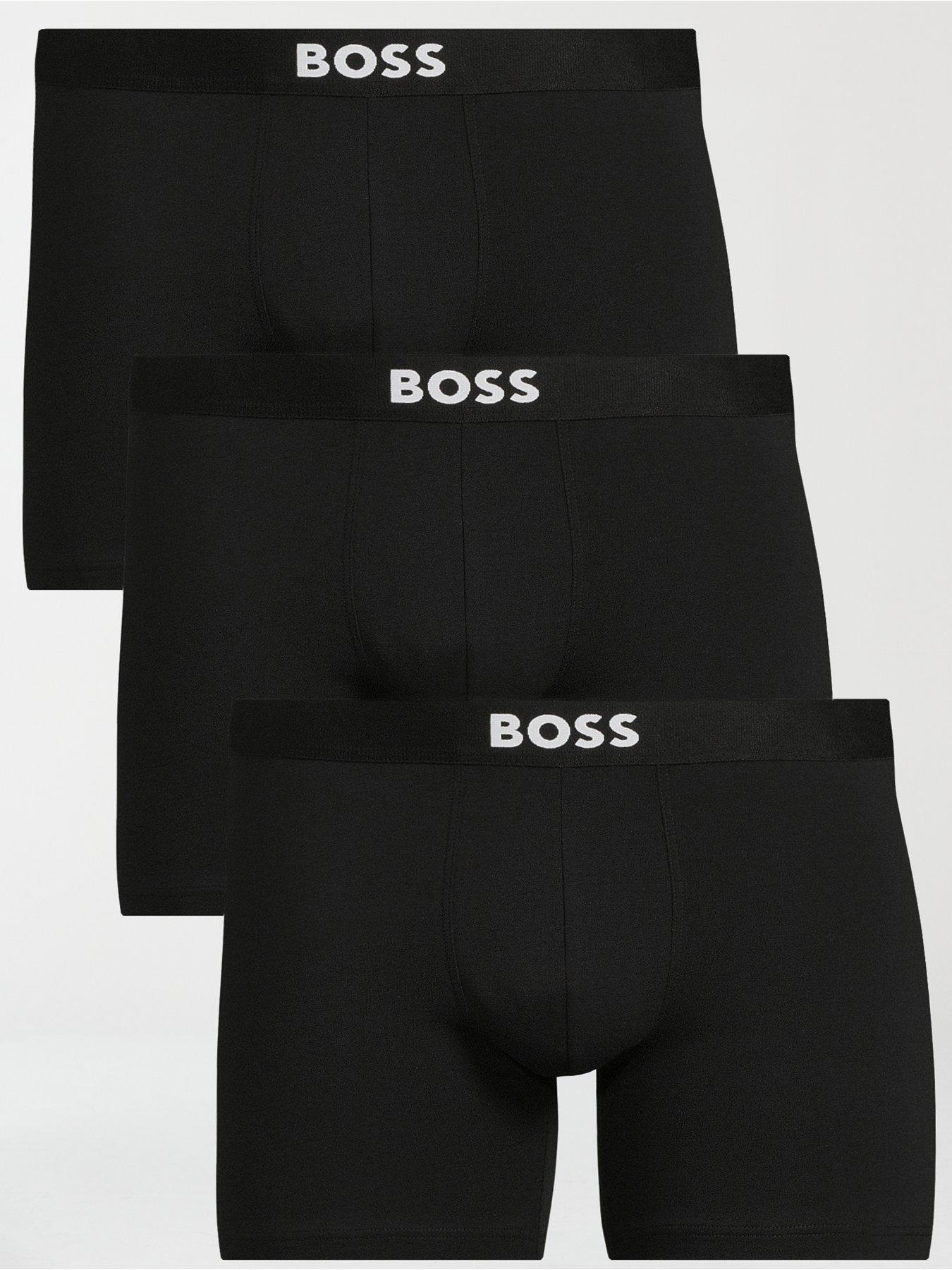 BOSS 3 Pack of One Boxer Briefs - Black