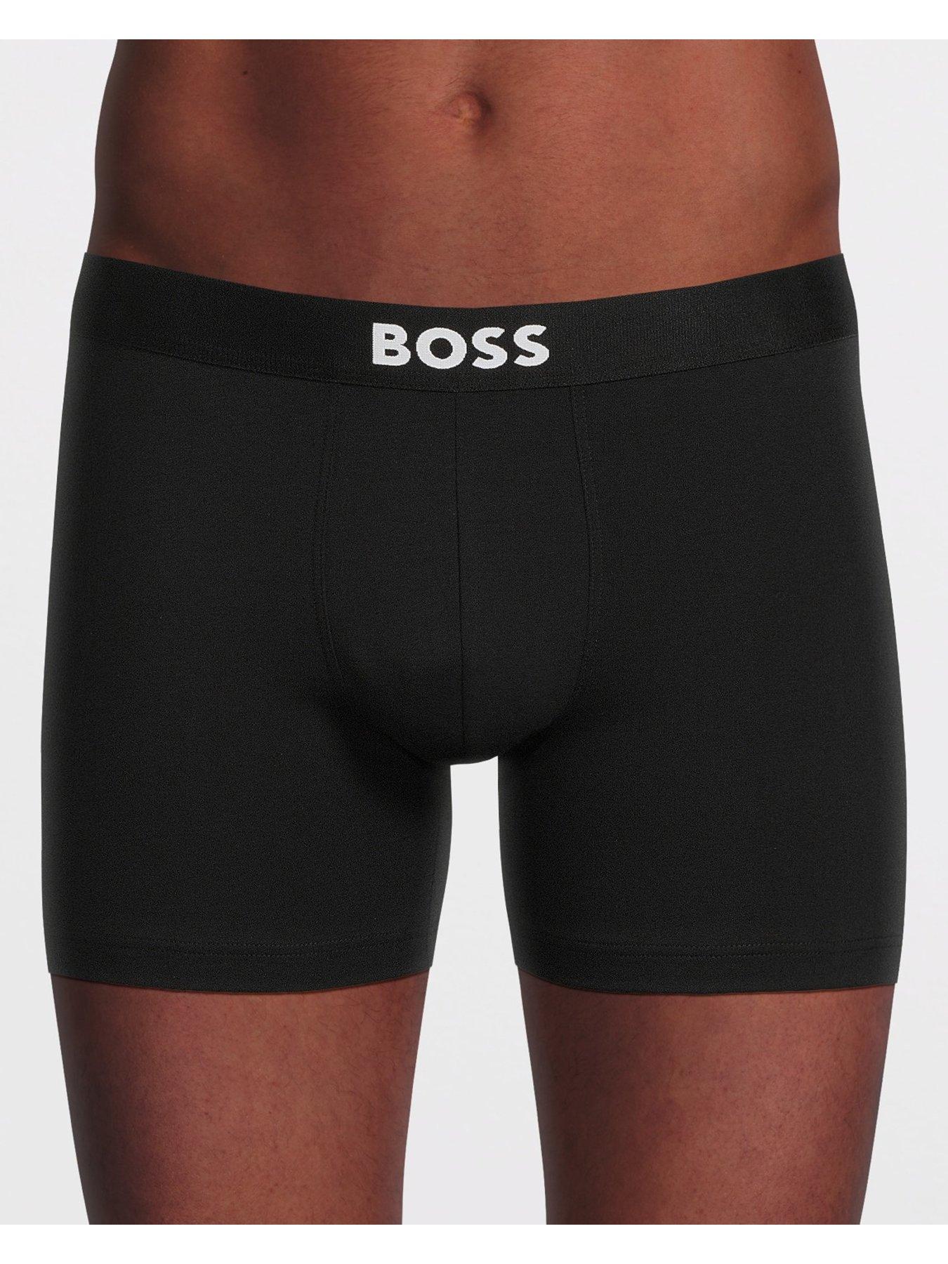  image of boss-3-pack-of-one-boxer-briefs-black