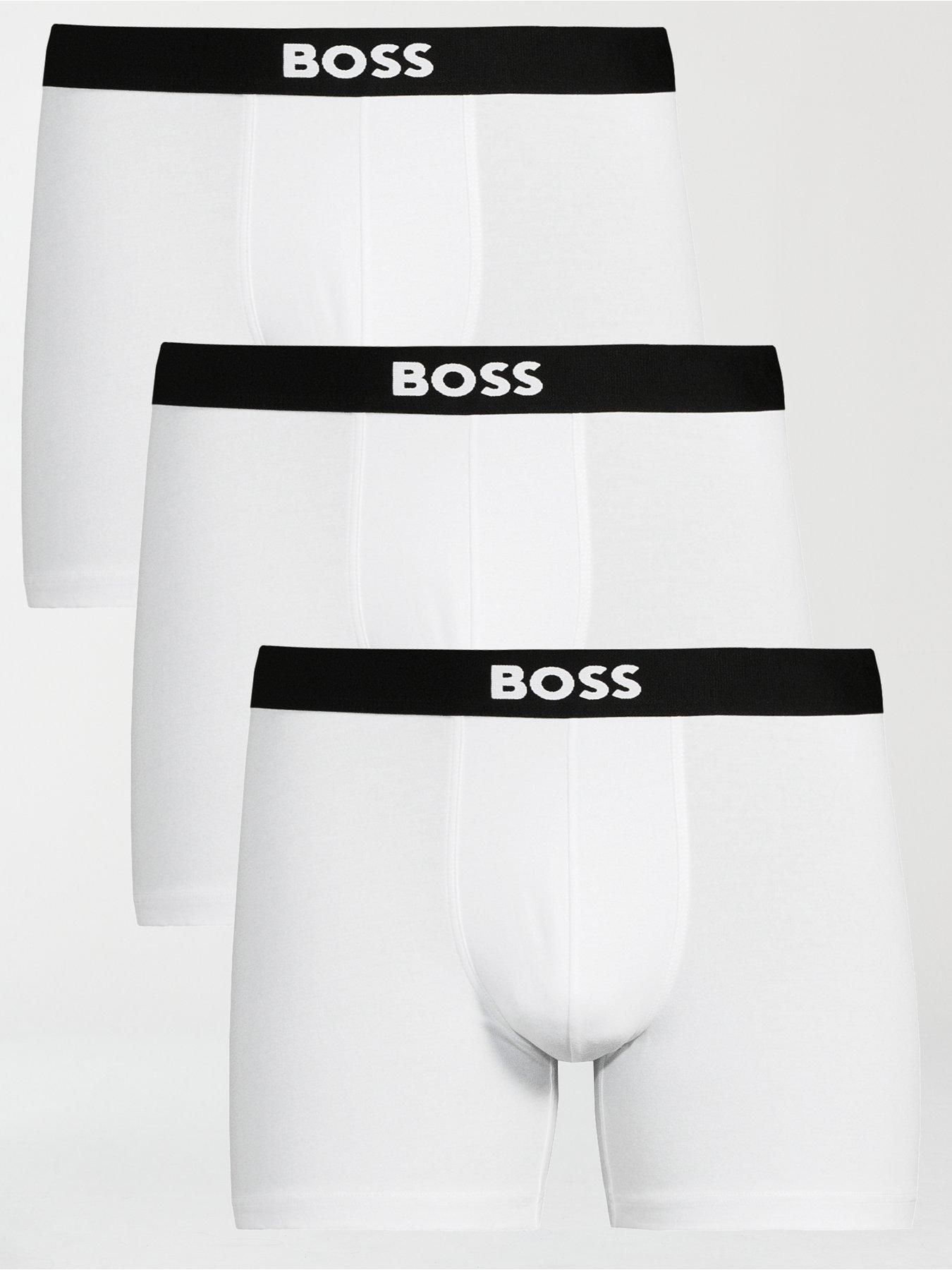 undefined 3 Pack of One Boxer Briefs - White