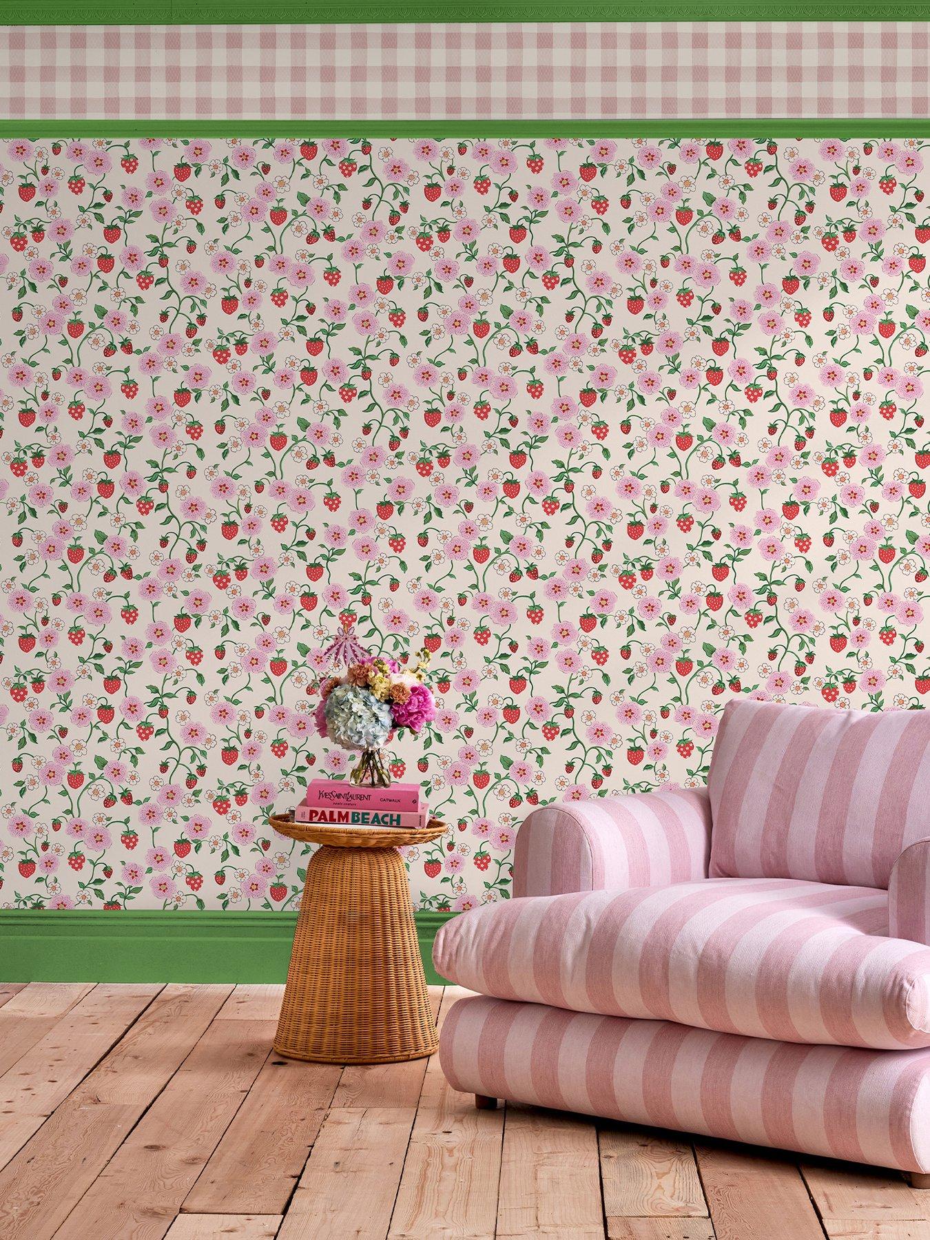 Cath Kidston Strawberry Spring Wallpaper