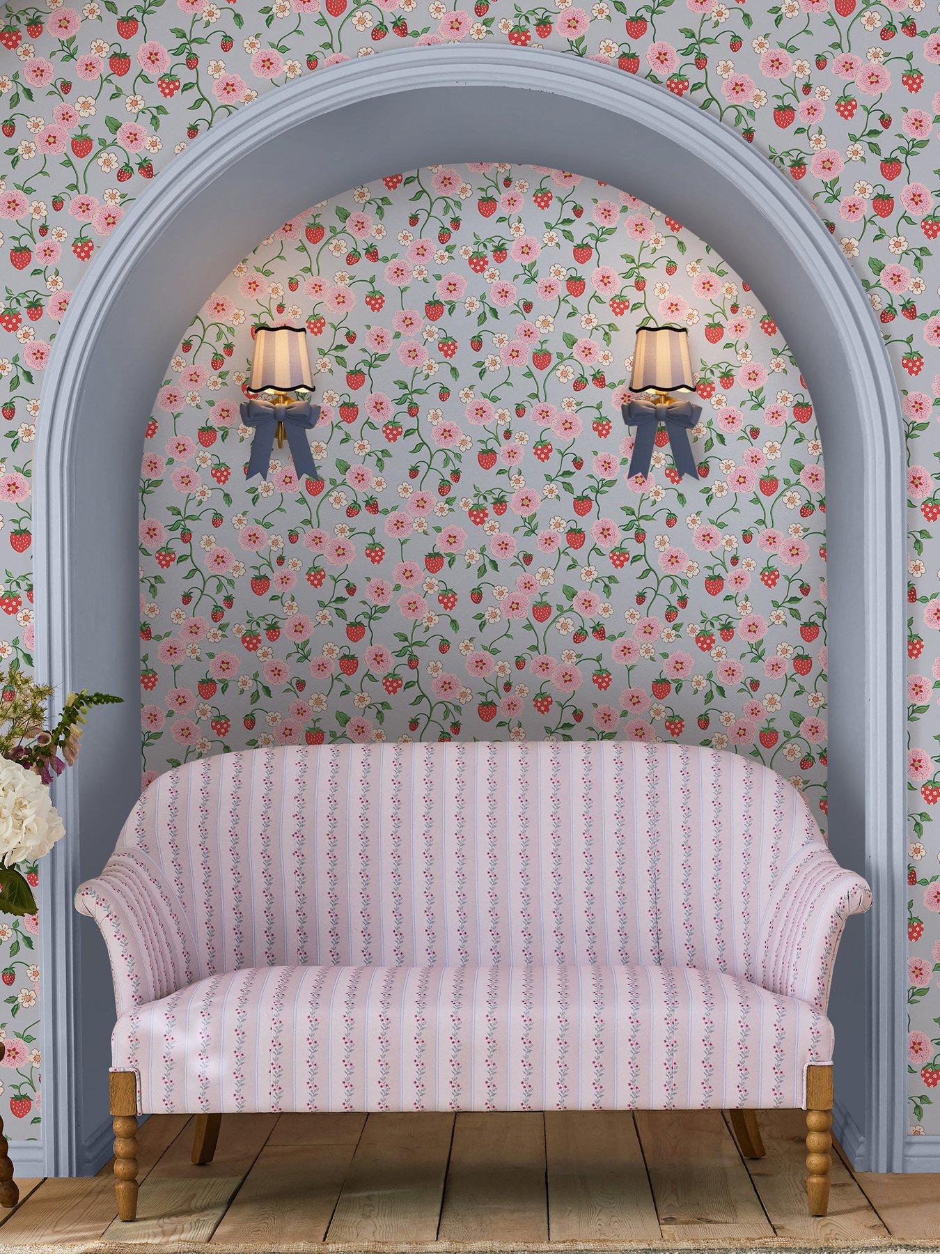 Cath Kidston Strawberry Summer Wallpaper