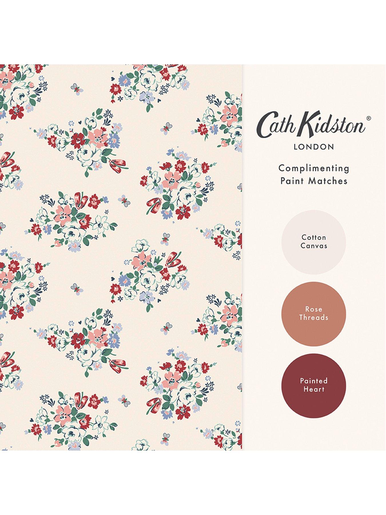  image of cath-kidston-clifton-floral-cream-wallpaper