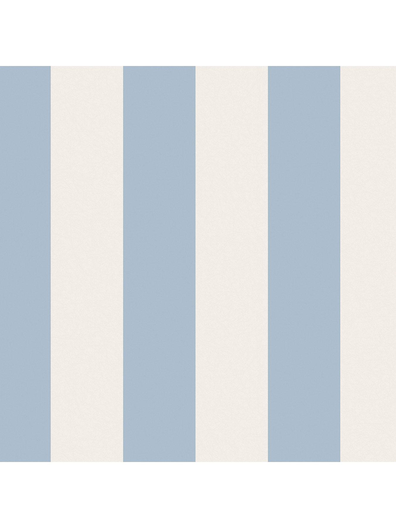  image of cath-kidston-canopy-stripe-blue-wallpaper