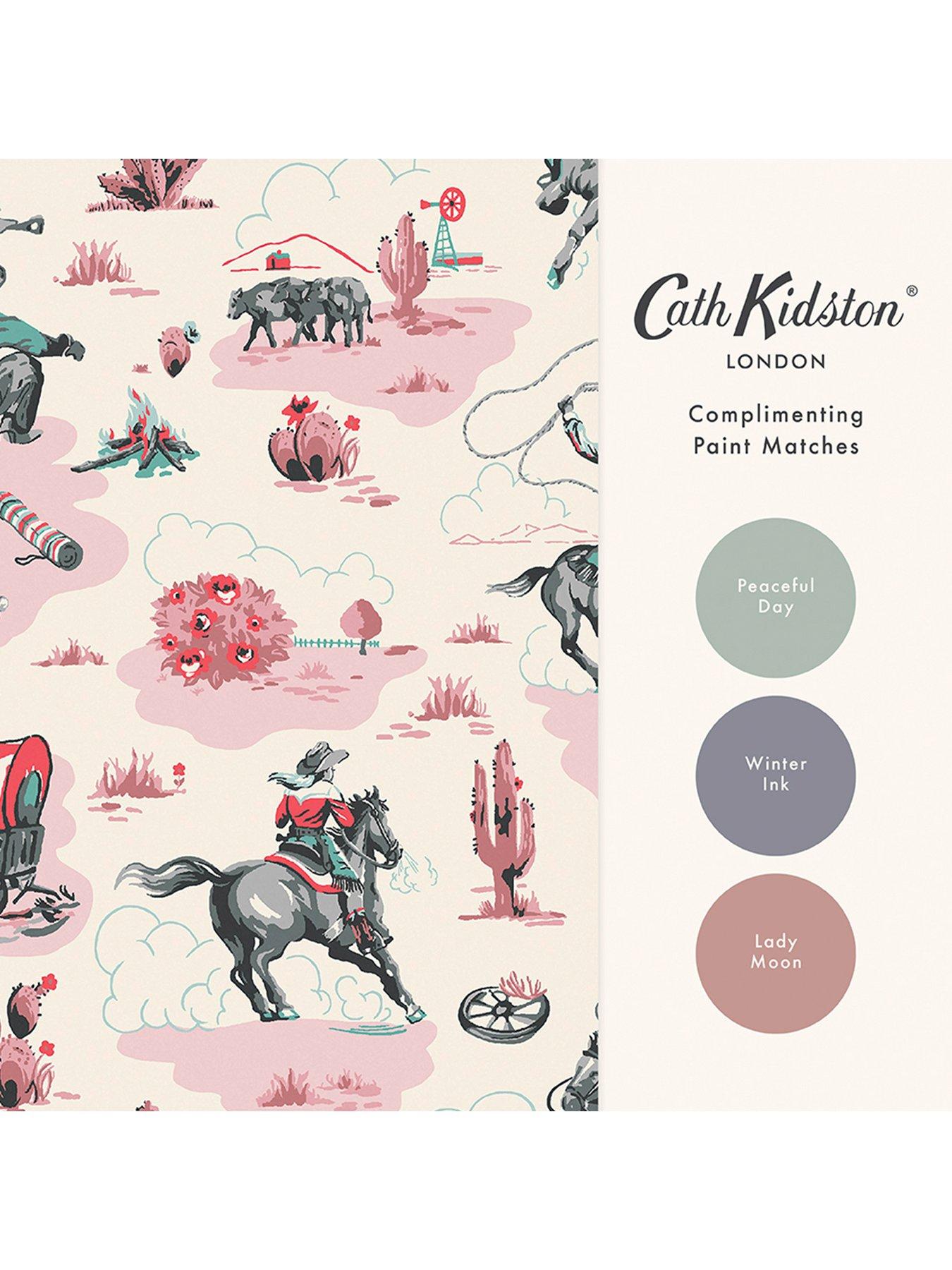 image of cath-kidston-cowgirls-pink-wallpaper