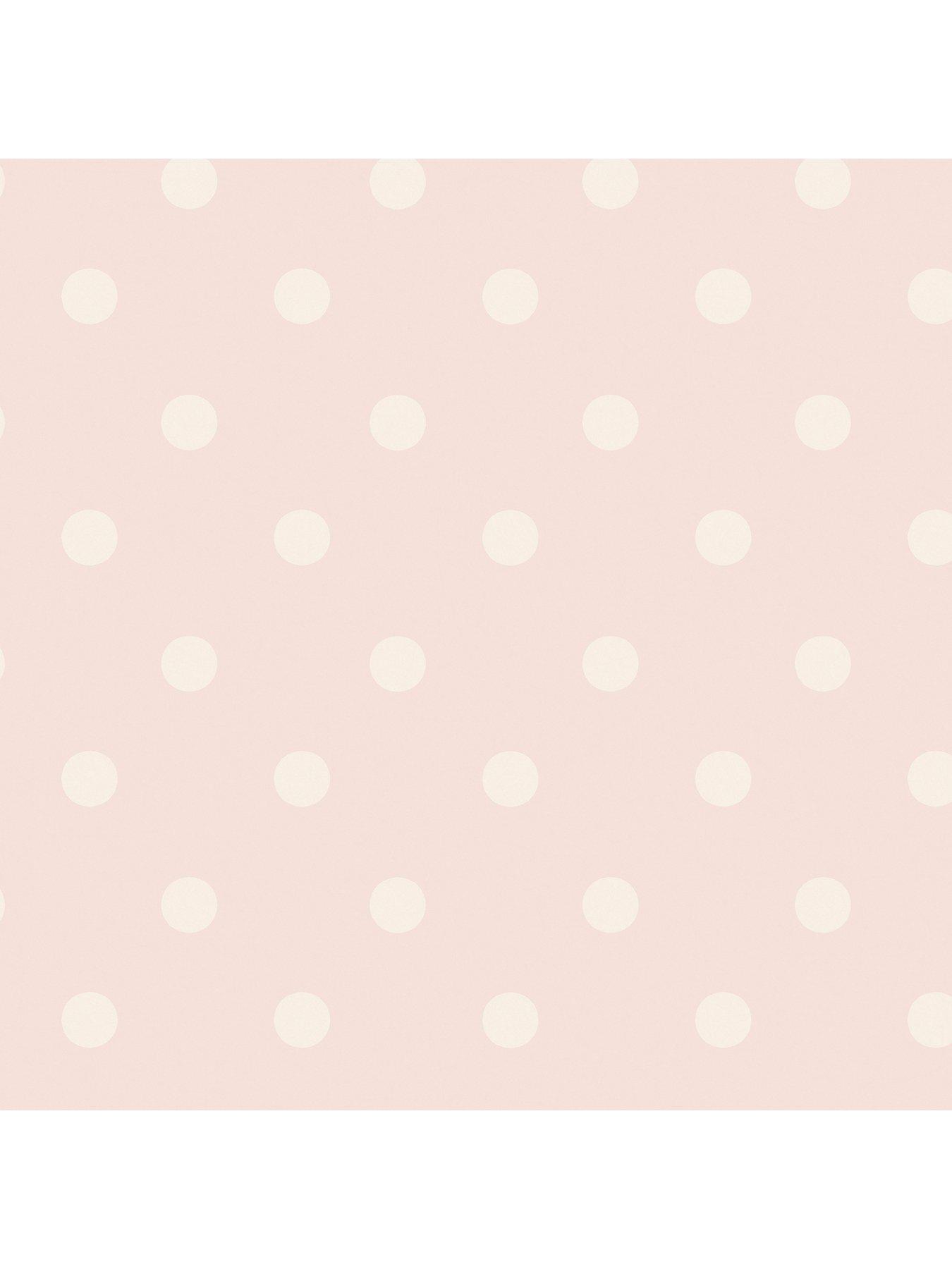 Image 2 of 4 of Cath Kidston Button Spot Pink Wallpaper