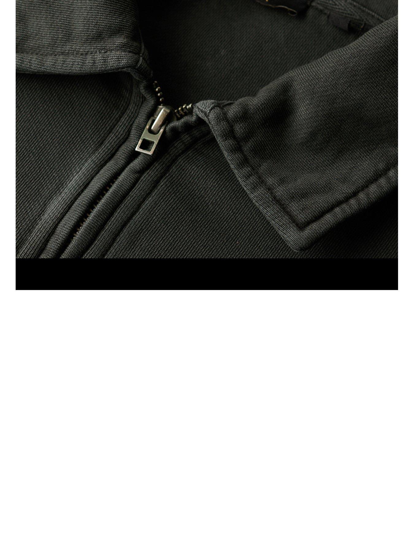  image of superdry-contrast-stitch-half-zip-sweat-top-black