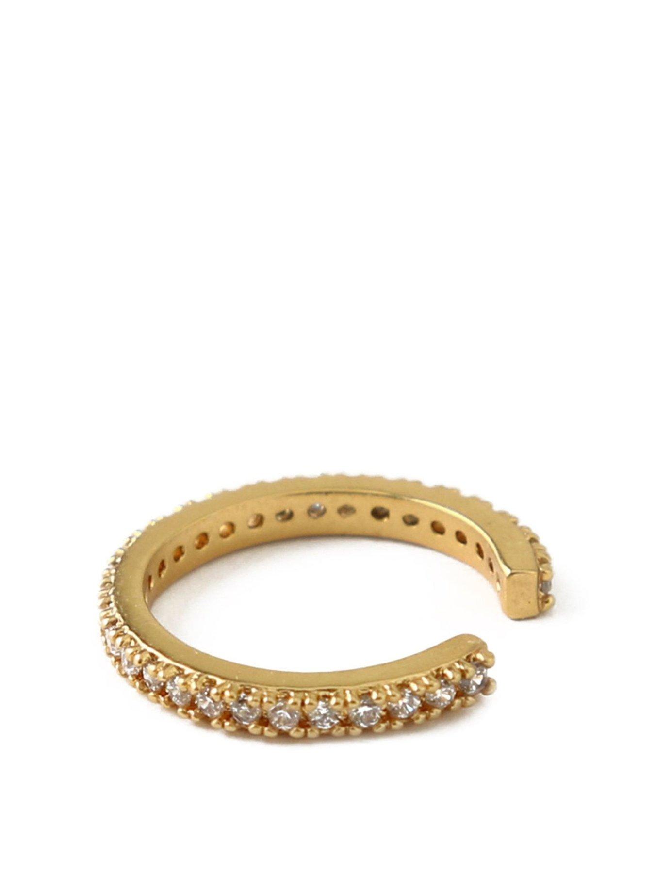 undefined Fine Pave Single Ear Cuff