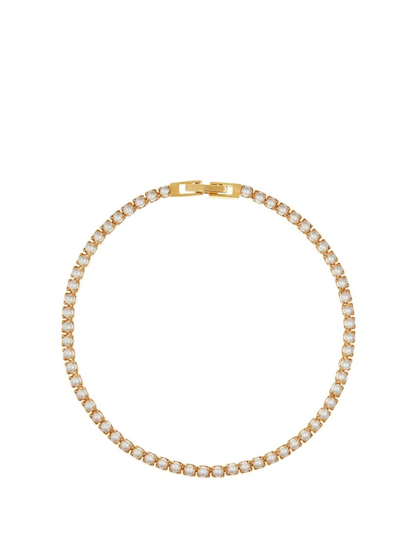 Orelia Pearl Tennis Bracelet