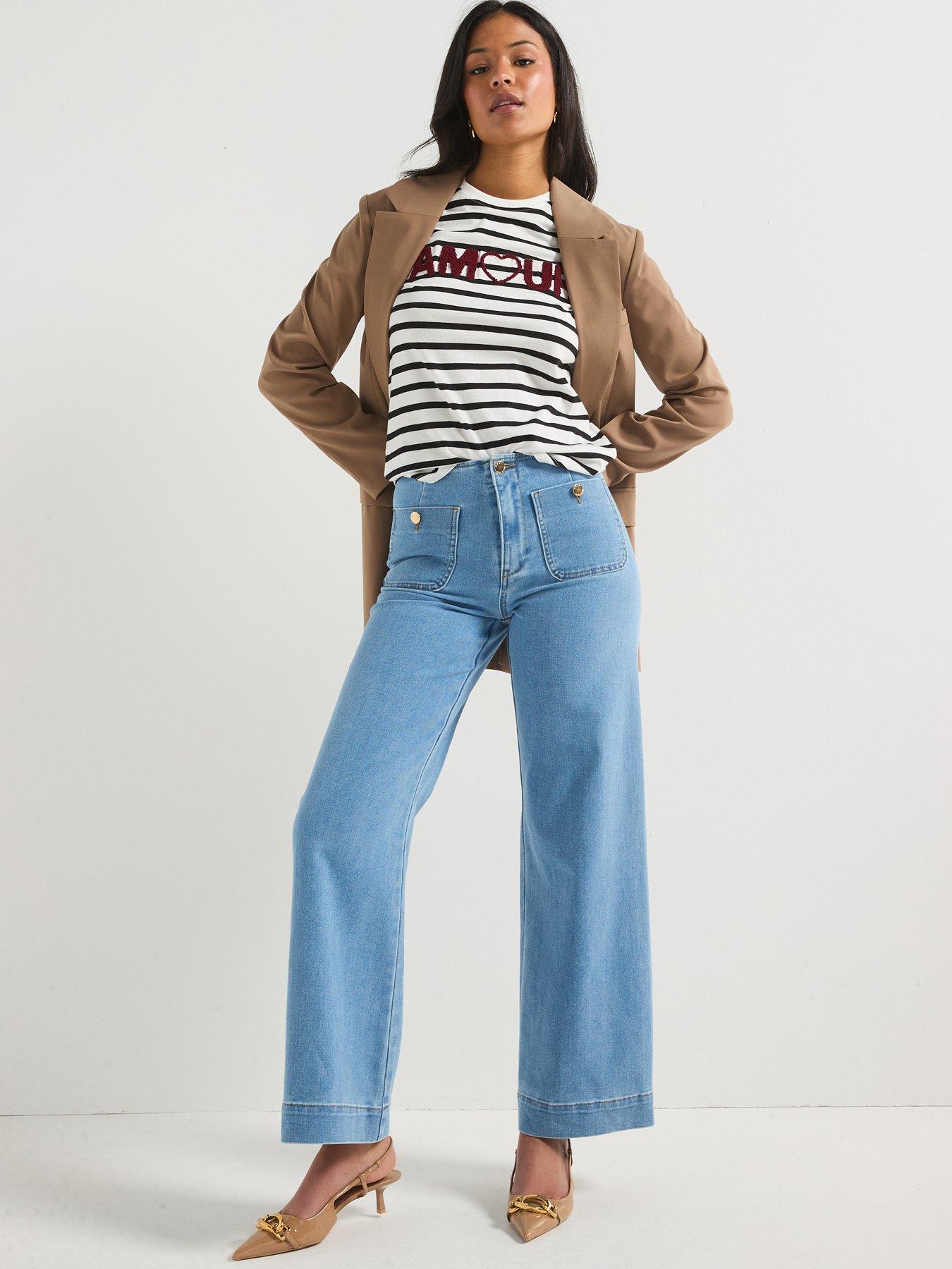  image of only-amour-stripe-t-shirt-multi