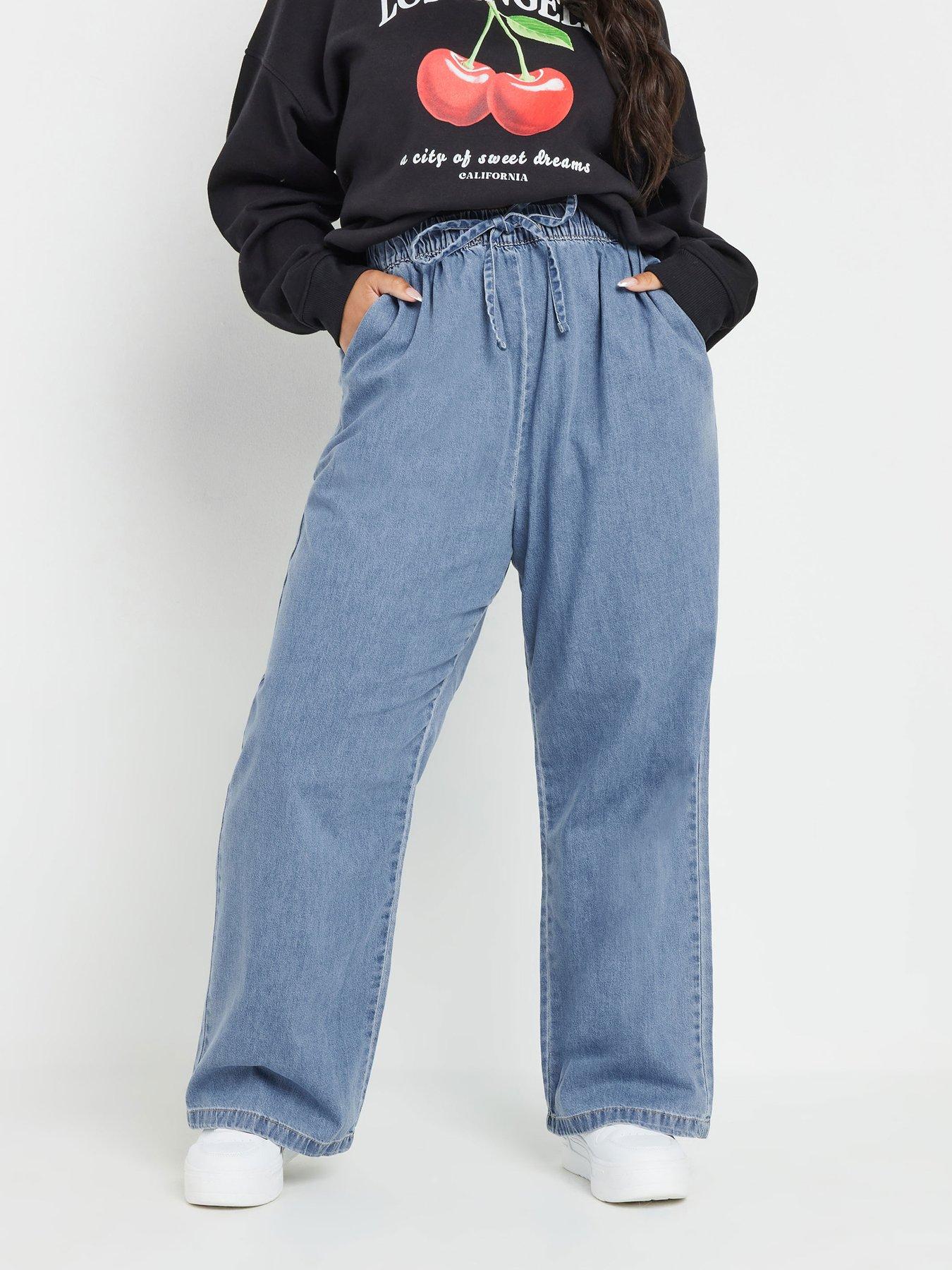 undefined Curve Denim Jeans - Blue
