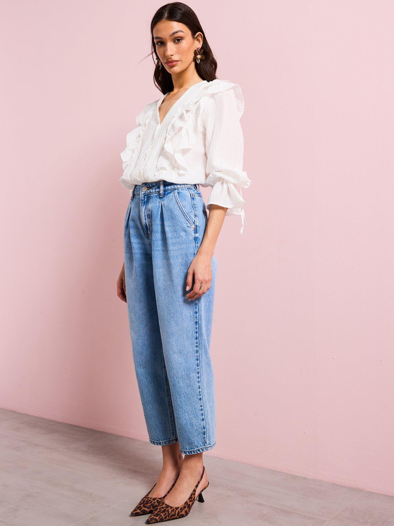 vero-moda-high-rise-barrel-denim-jeans-blue