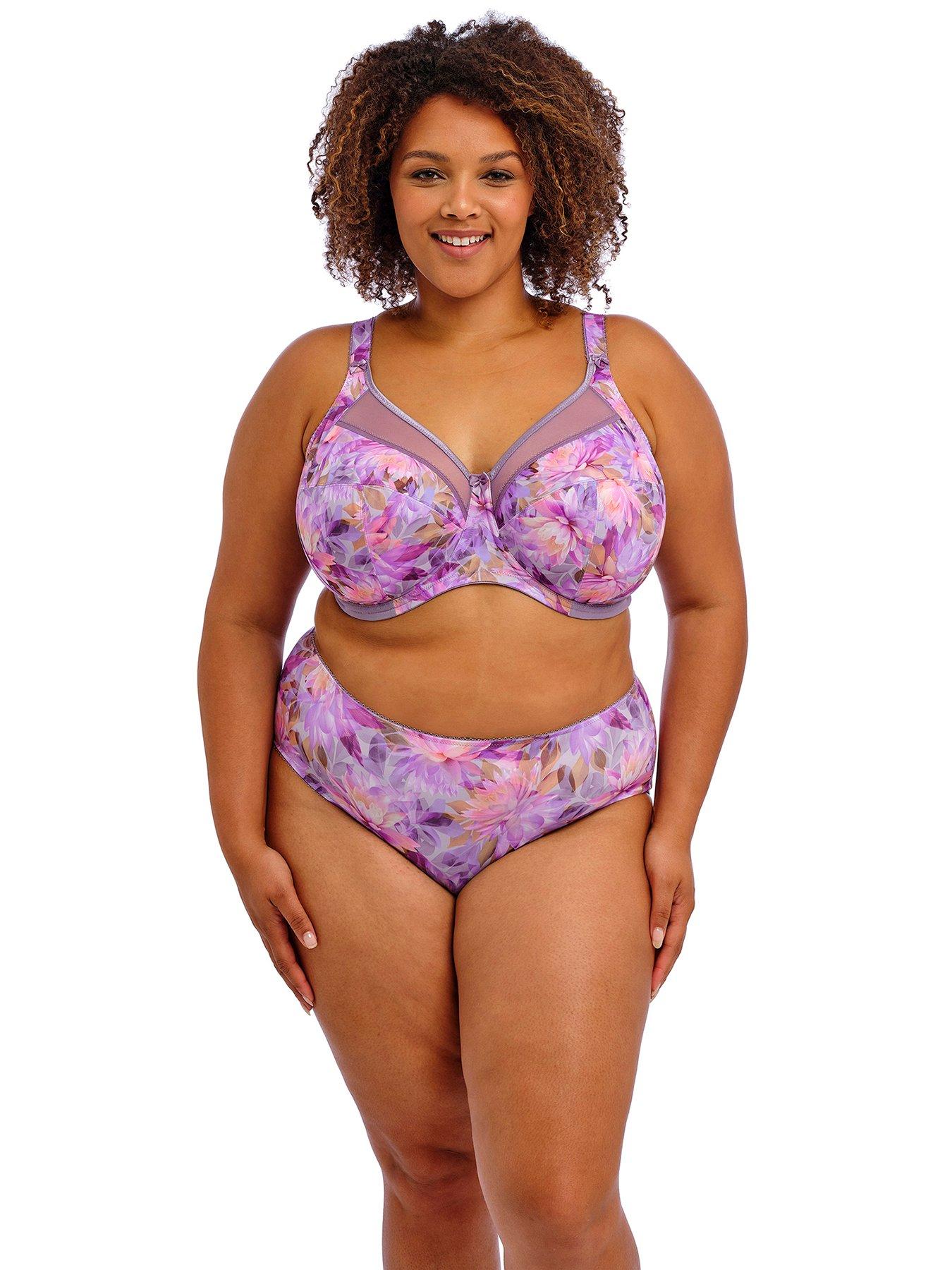  image of goddess-kayla-print-underwired-bra-purple