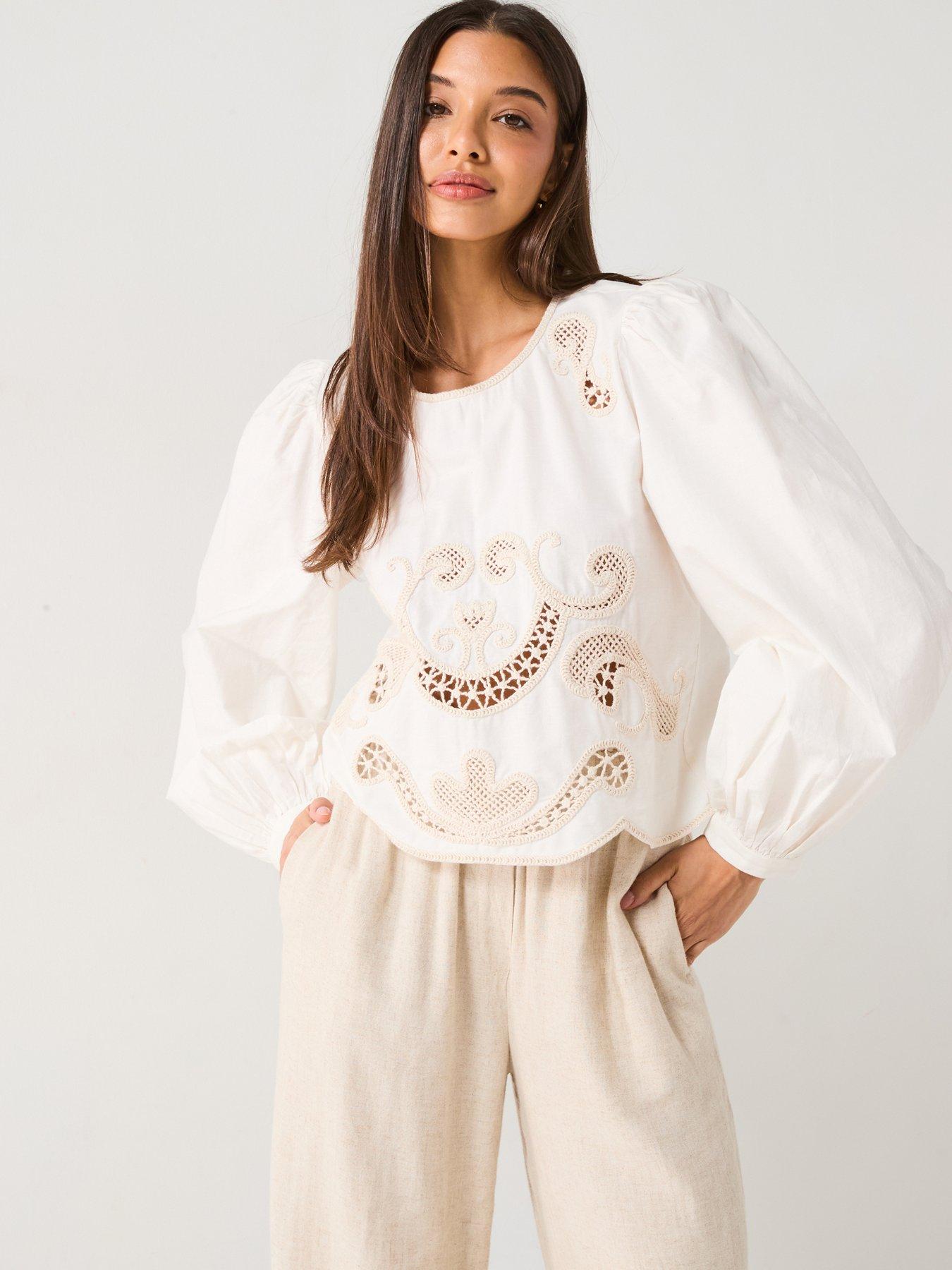 jdy-crochet-long-sleeve-blouse-white