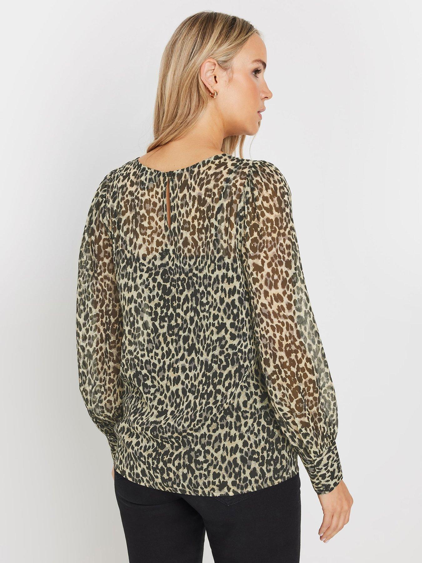  image of long-tall-sally-georgette-scoop-neck-blouse-grey