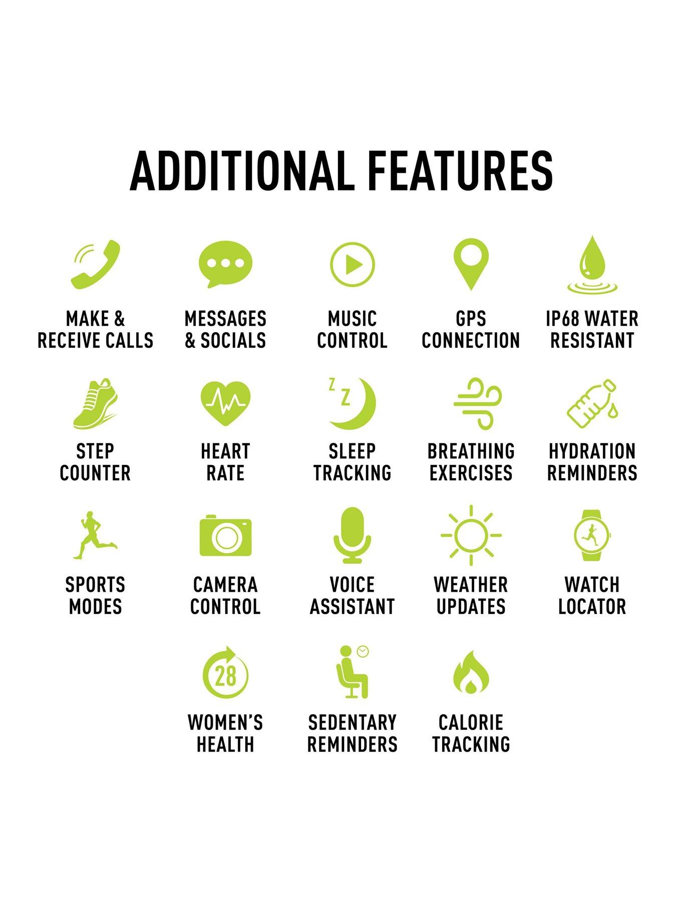  image of reflex-active-series-45-black-silicone-amoled-gps-sports-smart-calling-watch