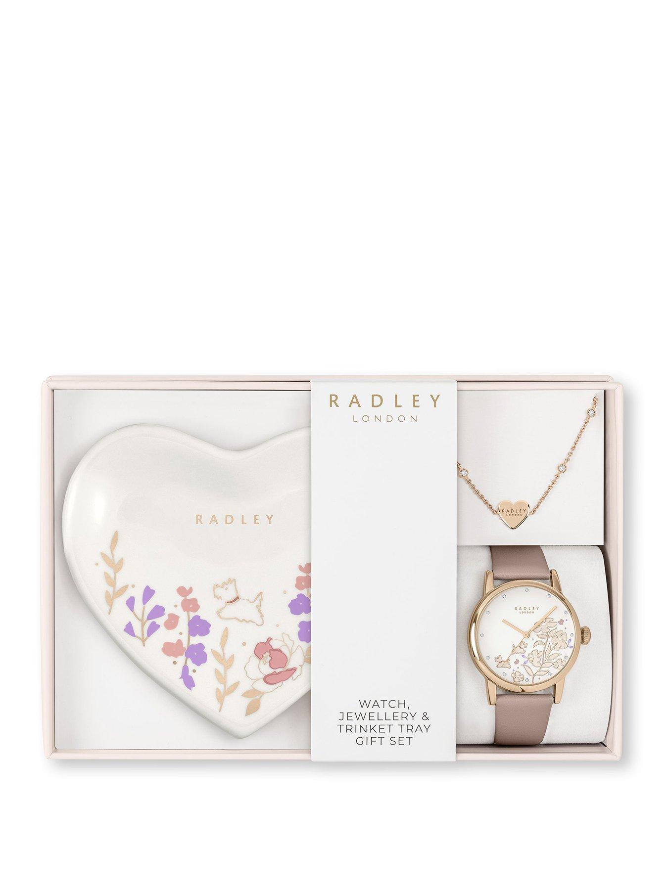 radley-rose-gold-plated-pink-leather-watch-18ct-rose-gold-plated-charm-bracelet-amp-heart-ceramic-trinket-tray-set