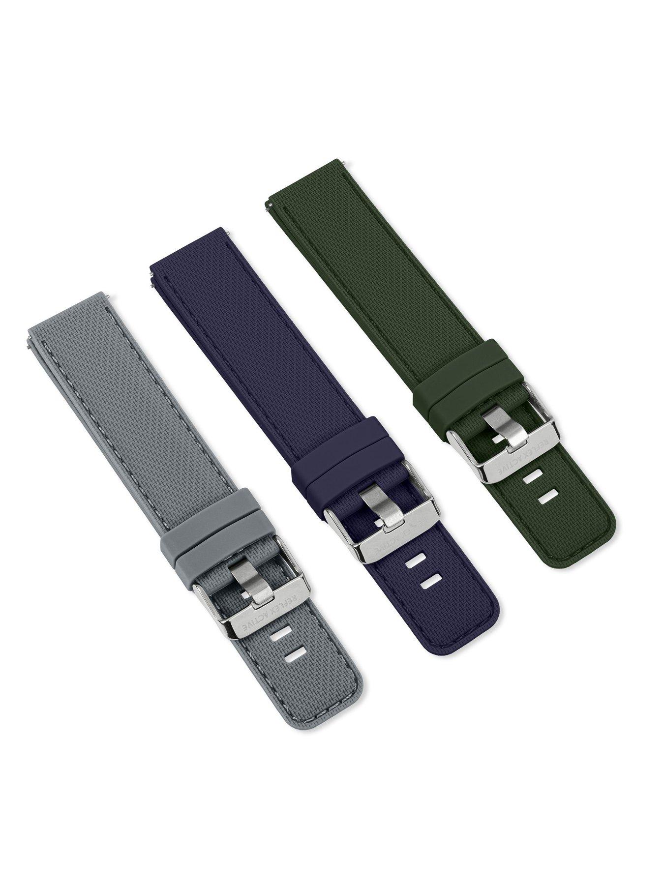 Image 2 of 5 of Reflex Active Interchangeable Smart Watch Strap Set