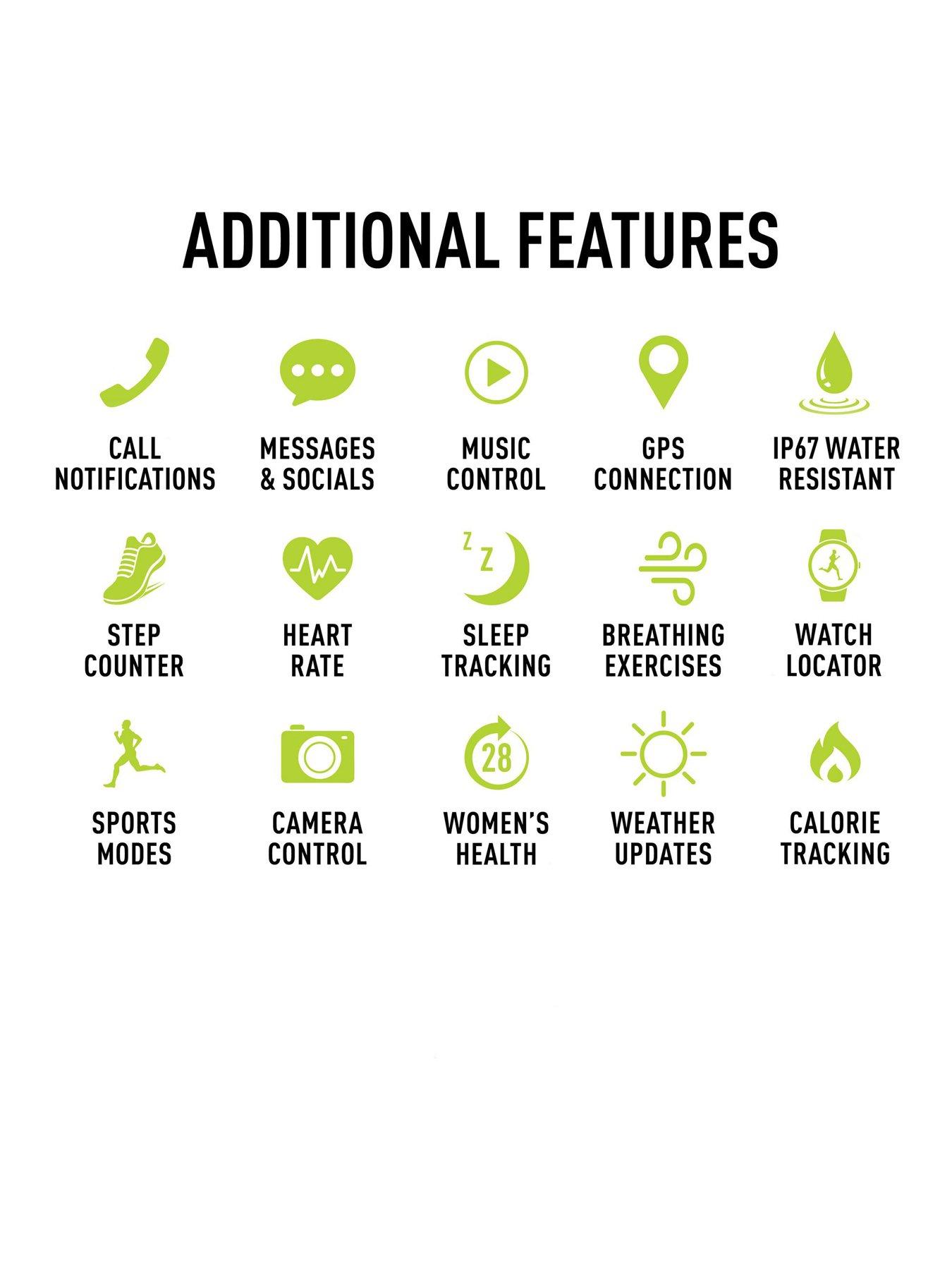  image of reflex-active-series-35-black-silicone-strap-smart-activity-tracker